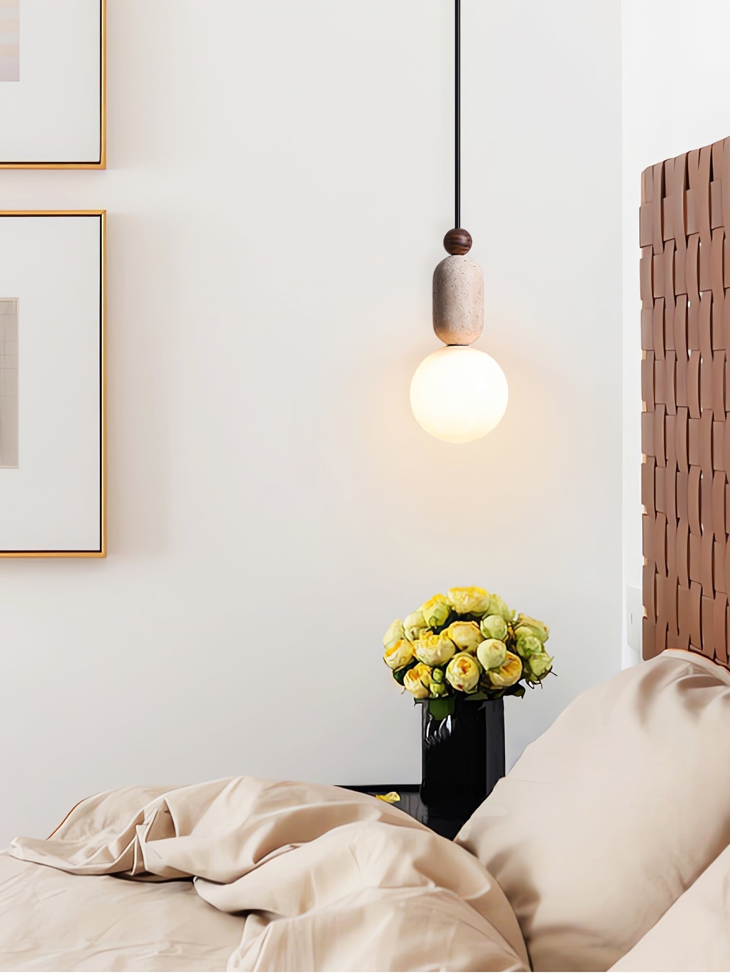 Vaarnii Travertine Pendant Light - Neutralighting