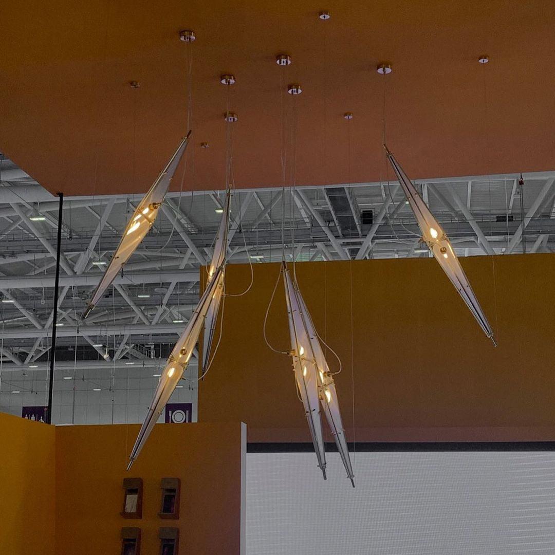 Adan Modern Minimalist Art Metal Pendant Lamp - Blowlighting