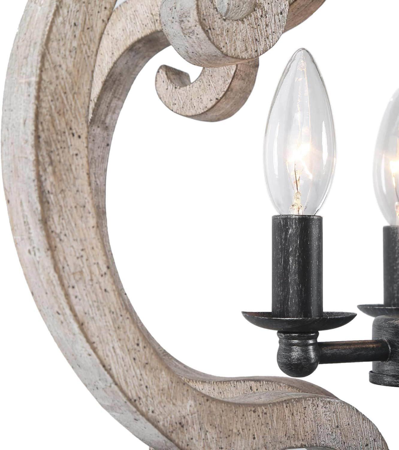 Myviniel Vintage Industrial Wooden Metal Pendant Lamp - Lamp Copper