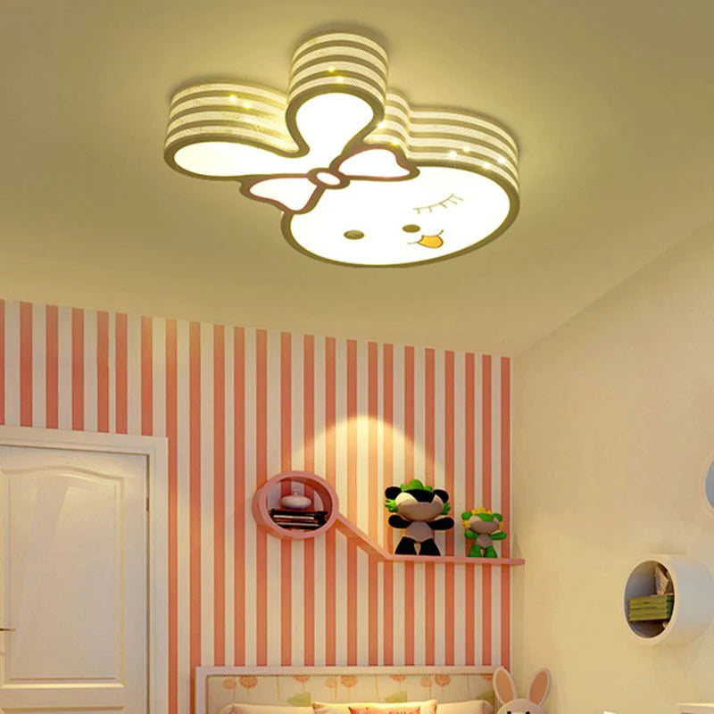 Arisha Moderno Arcobaleno/Coniglio Plafoniere Acrilico Oro Soggiorno
