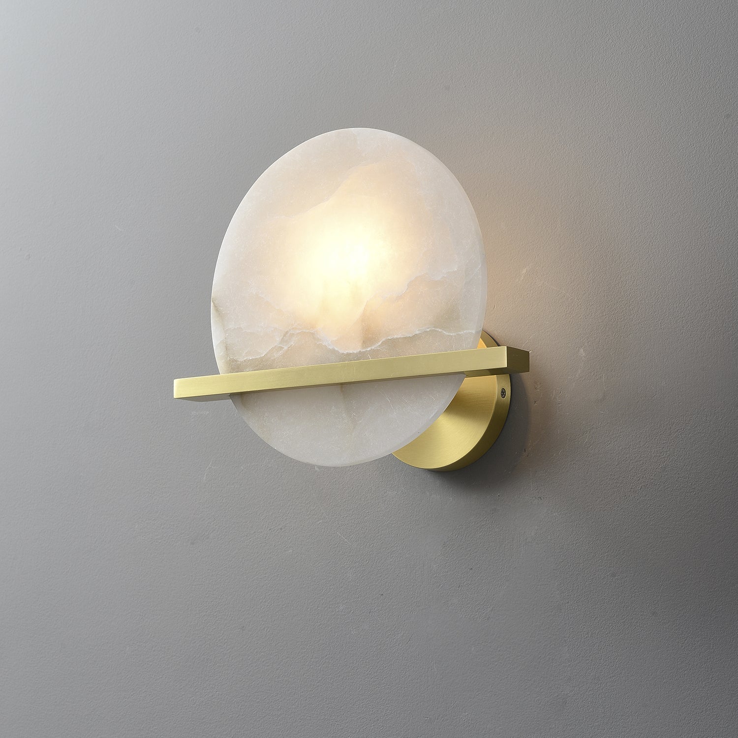 Vomiror Sphere Alabaster Wall Light - Neutralighting