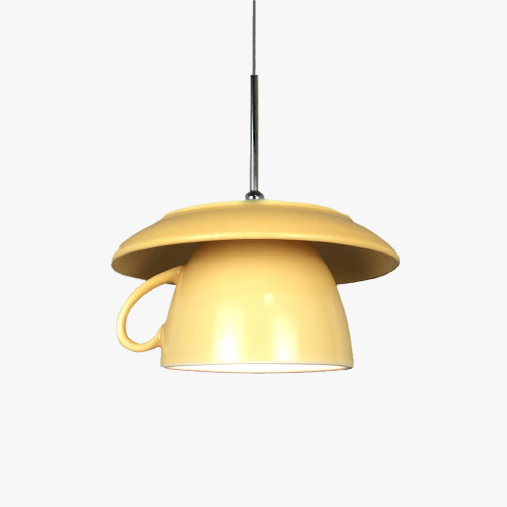 Valentina Pop Arte Tazza Ceramica LED Lampade a Sospensione Studio