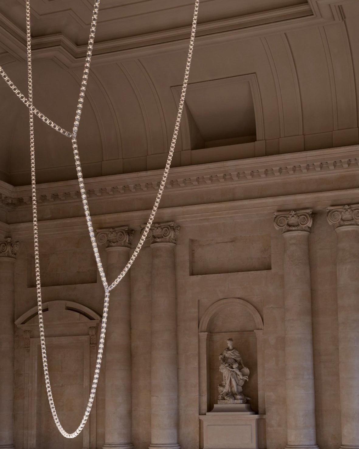 Gabriel Chrome Chandelier - Blowlighting