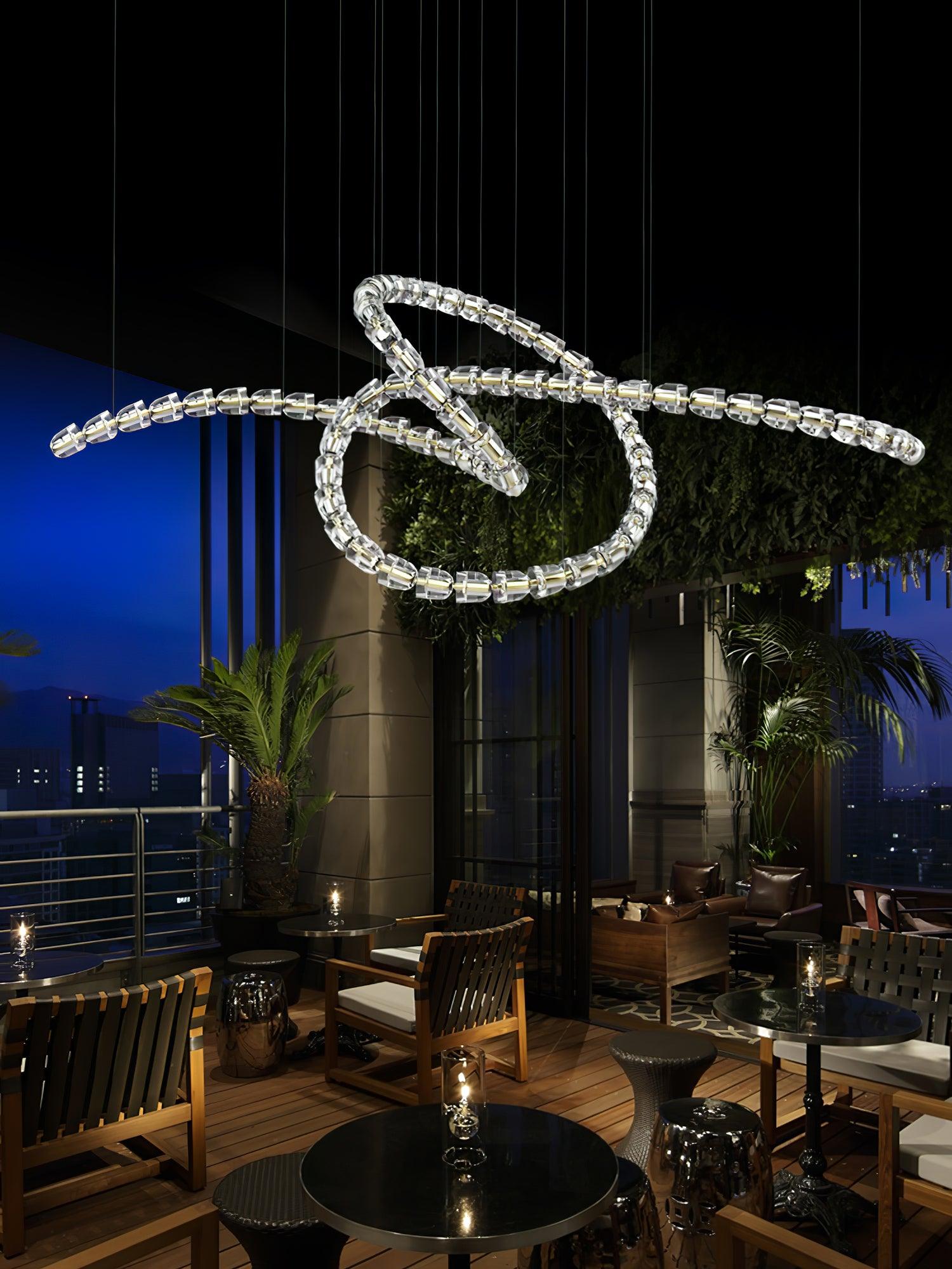 Zemirisra Modern Acrylic Chandelier - Blowlighting
