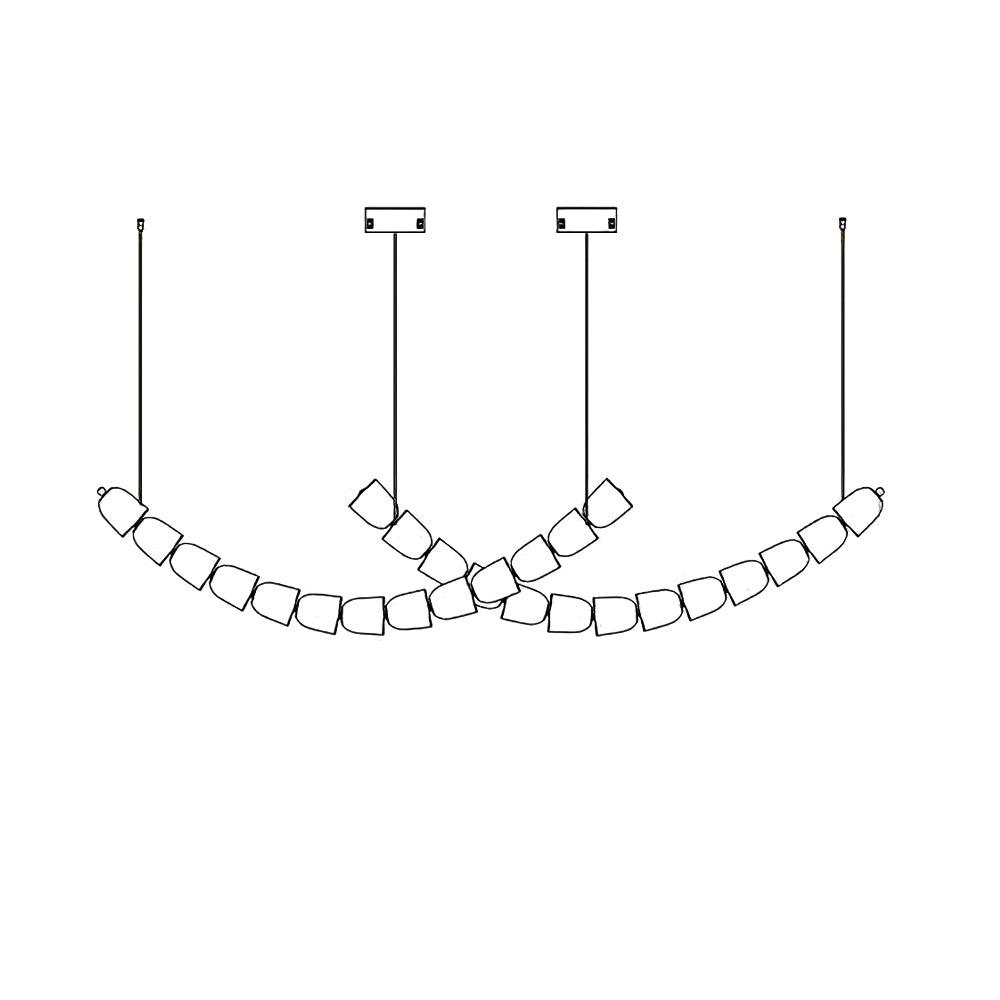 Gabriel Chrome Chandelier - Blowlighting