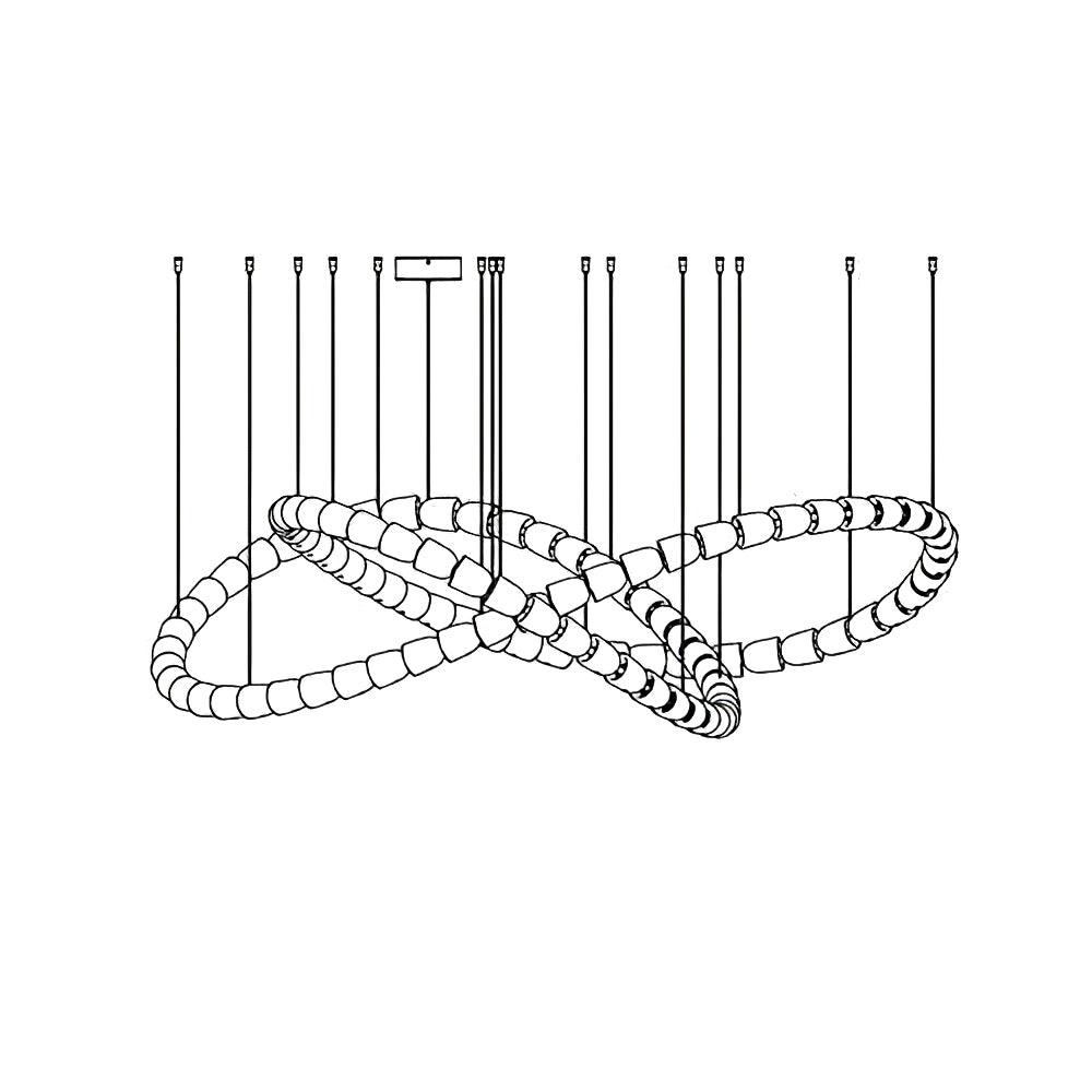 Gabriel Chrome Chandelier - Blowlighting