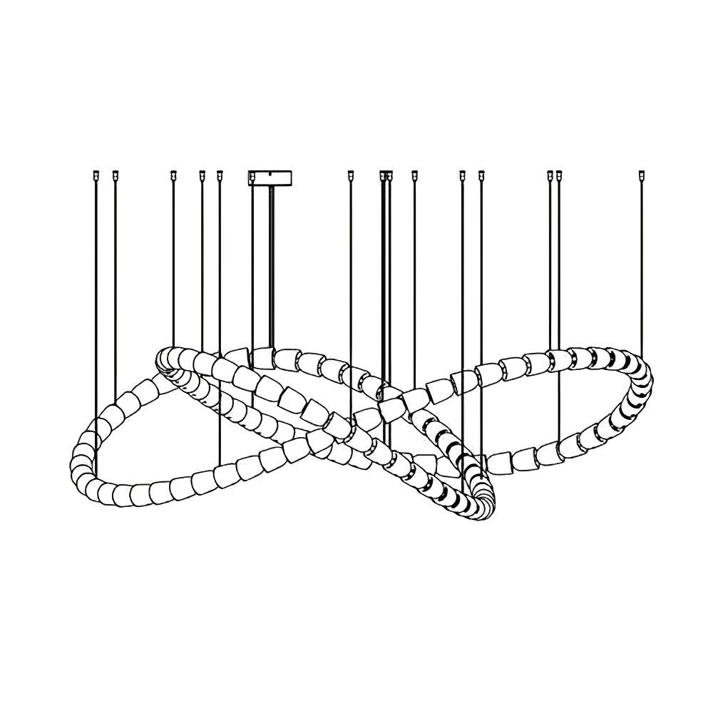 Gabriel Chrome Chandelier - Blowlighting