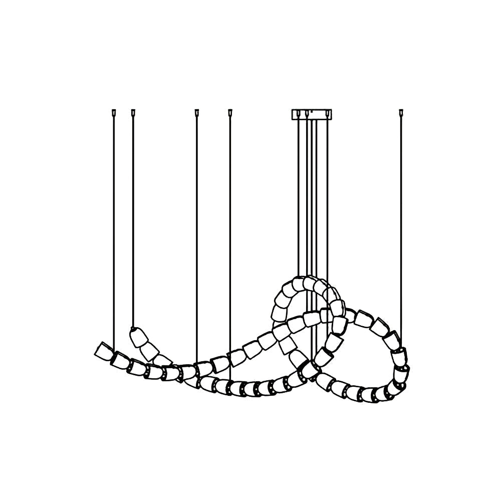 Gabriel Chrome Chandelier - Blowlighting