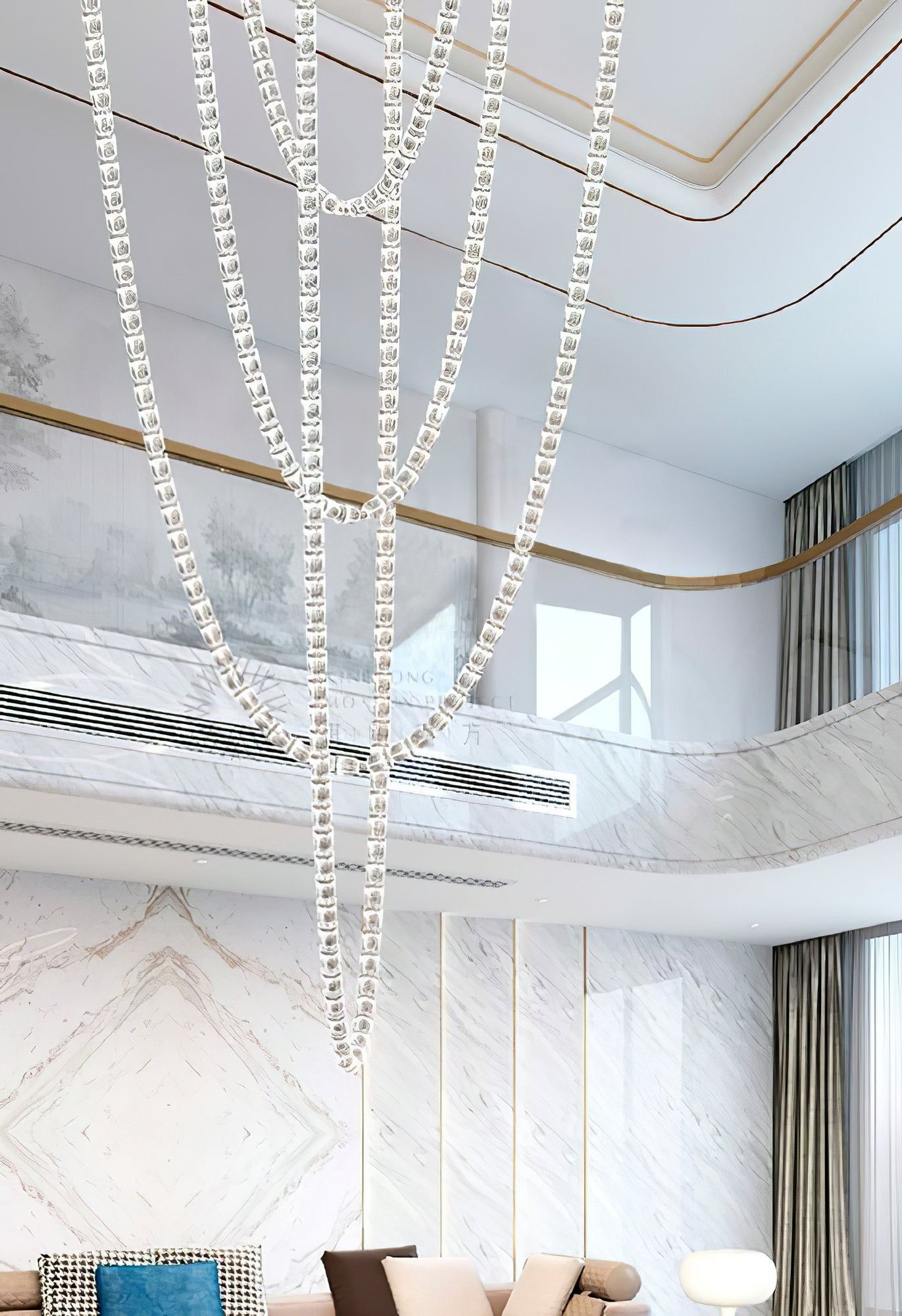 Gabriel Chrome Chandelier - Blowlighting