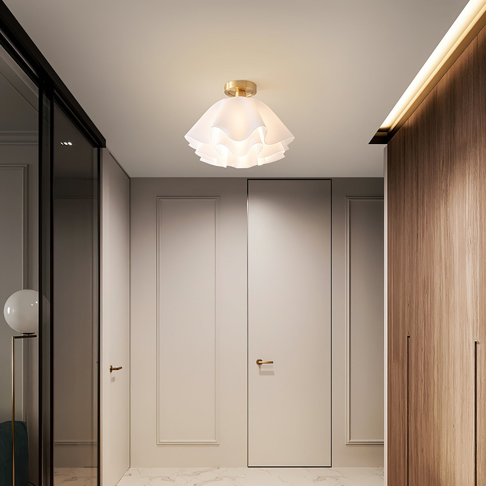 Valentina Lampada da Soffitto a Forma di Fiore