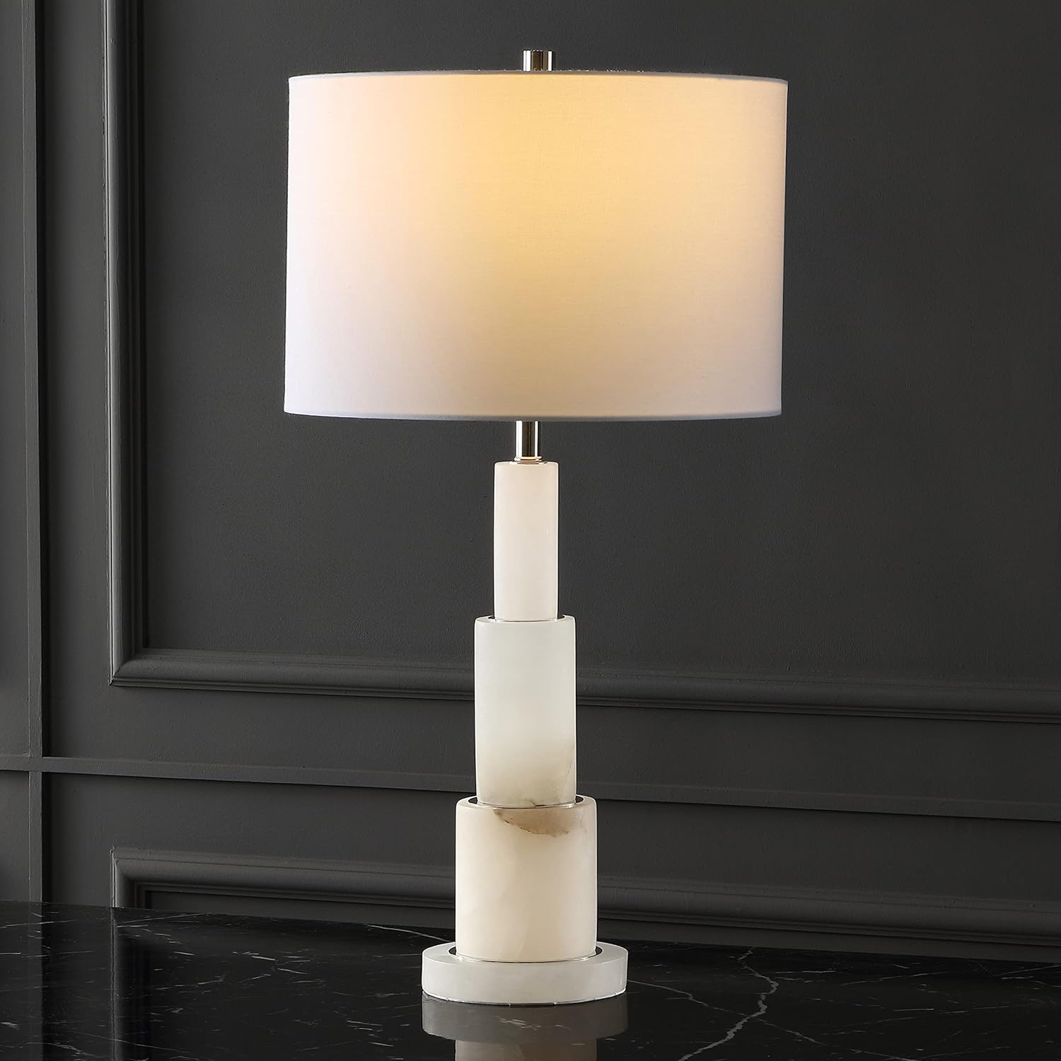 Gardiner Alabaster Table Lamp - Lamp Copper