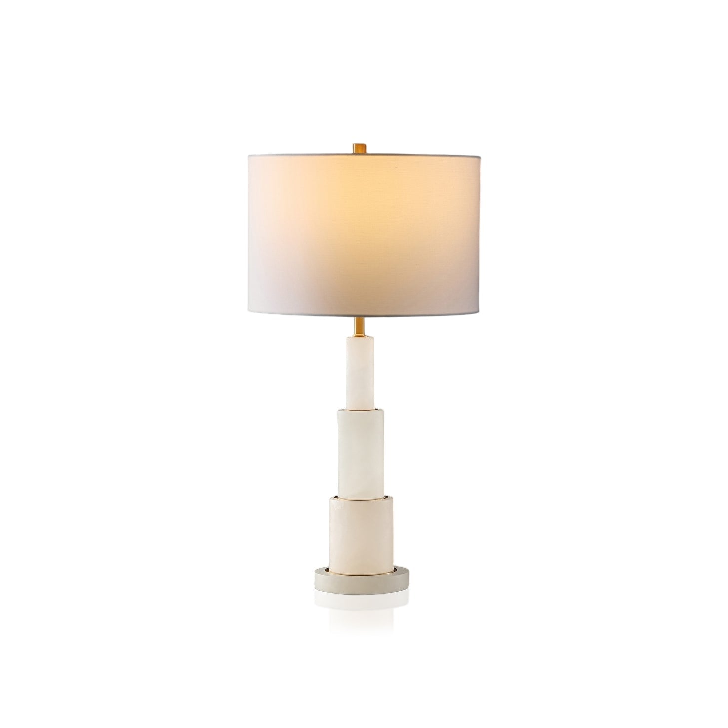 Gardiner Alabaster Table Lamp - Lamp Copper