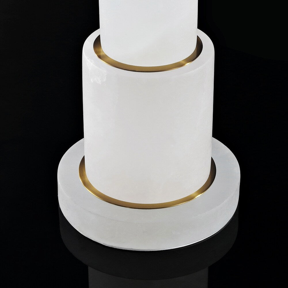 Gardiner Alabaster Table Lamp - Lamp Copper