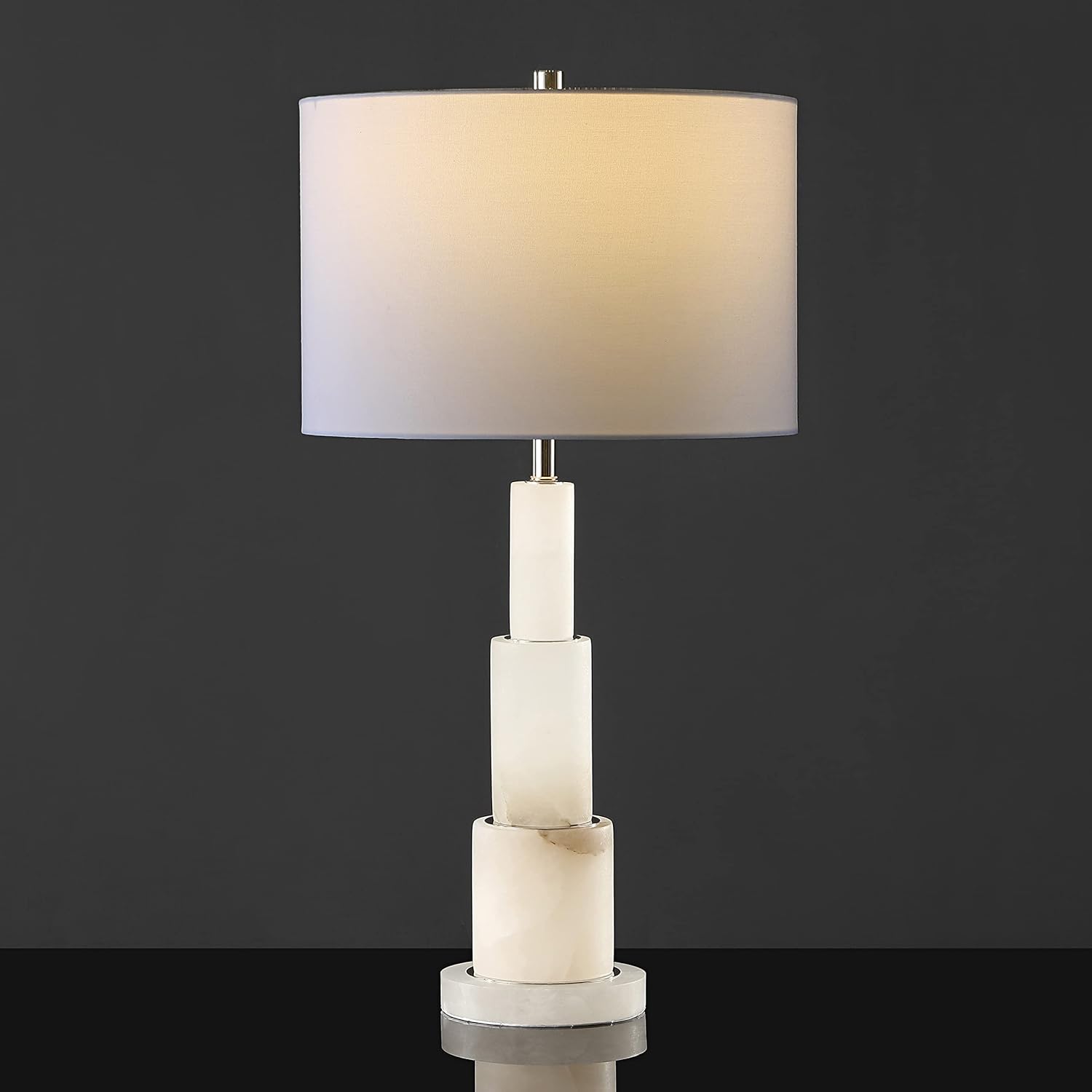 Gardiner Alabaster Table Lamp - Lamp Copper