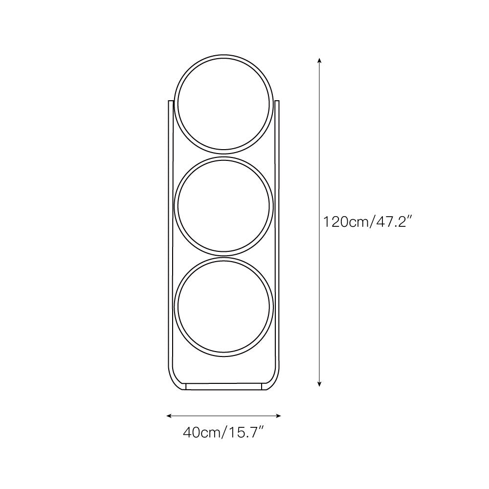 Garrault-Delord Ball Floor Lamp - Lamp Copper