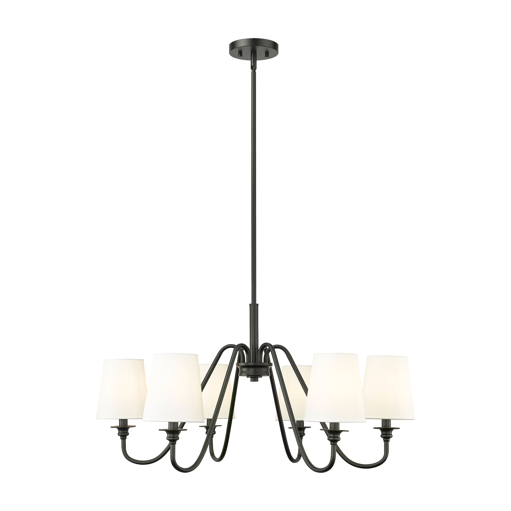 Vavenus Vintage Industrial Brass Fabric Chandelier - Lamp Copper