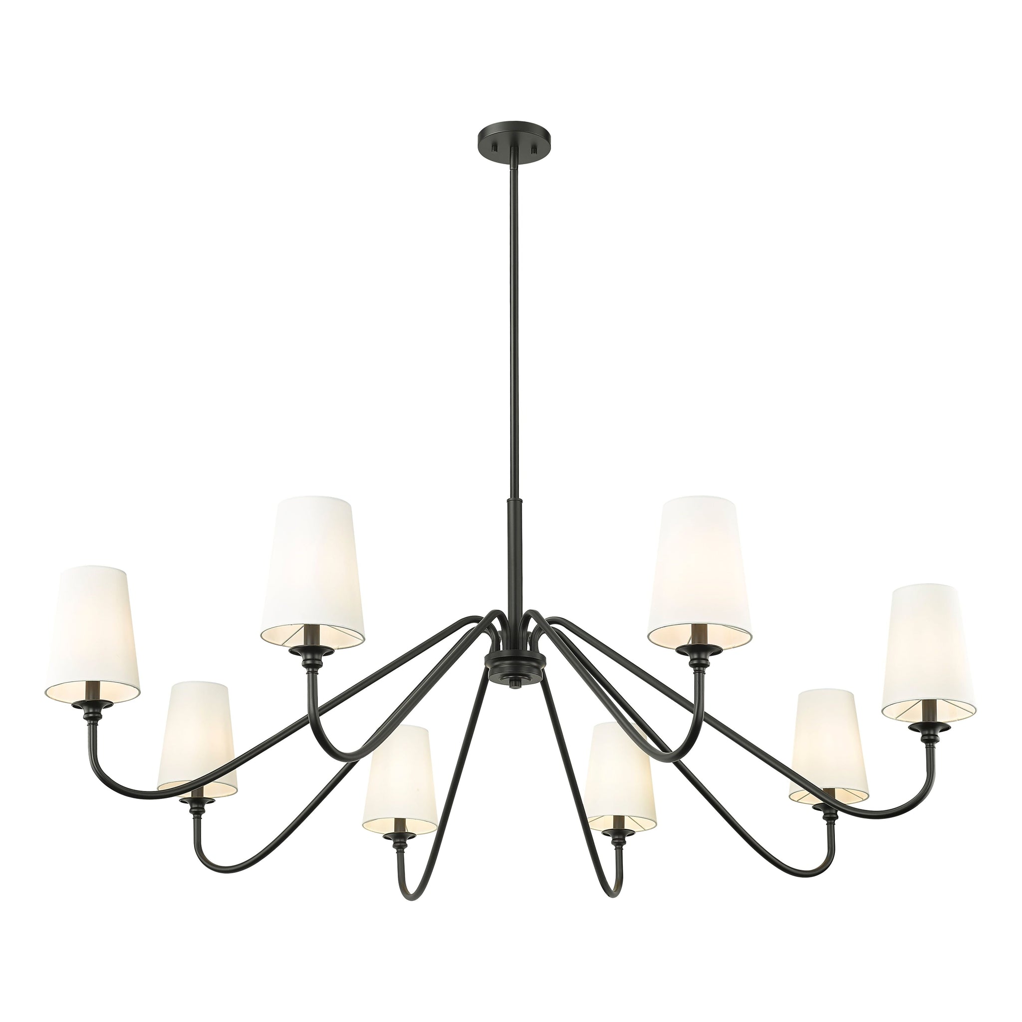 Vavenus Vintage Industrial Brass Fabric Chandelier - Lamp Copper