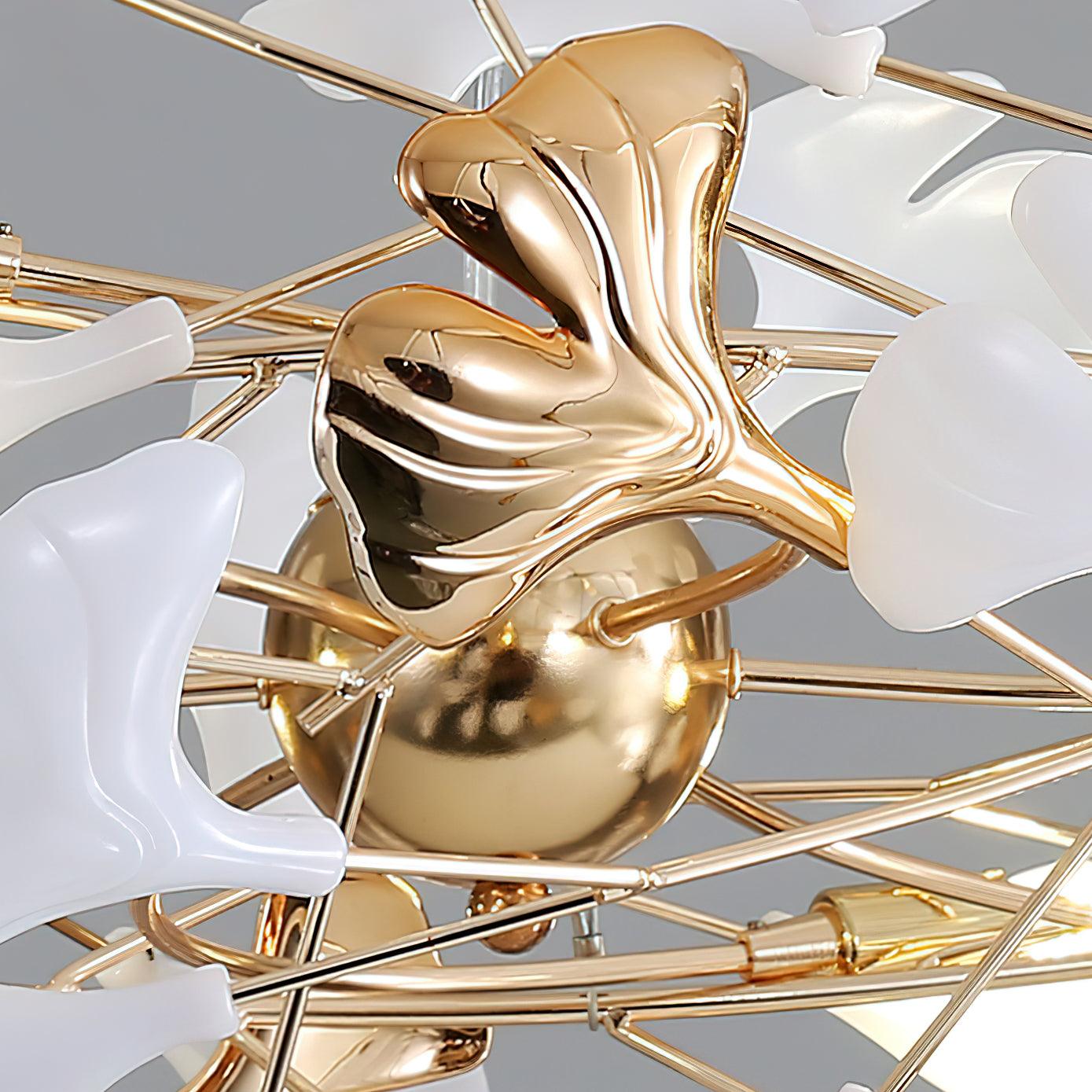 Gingko Chandelier H - Blowlighting