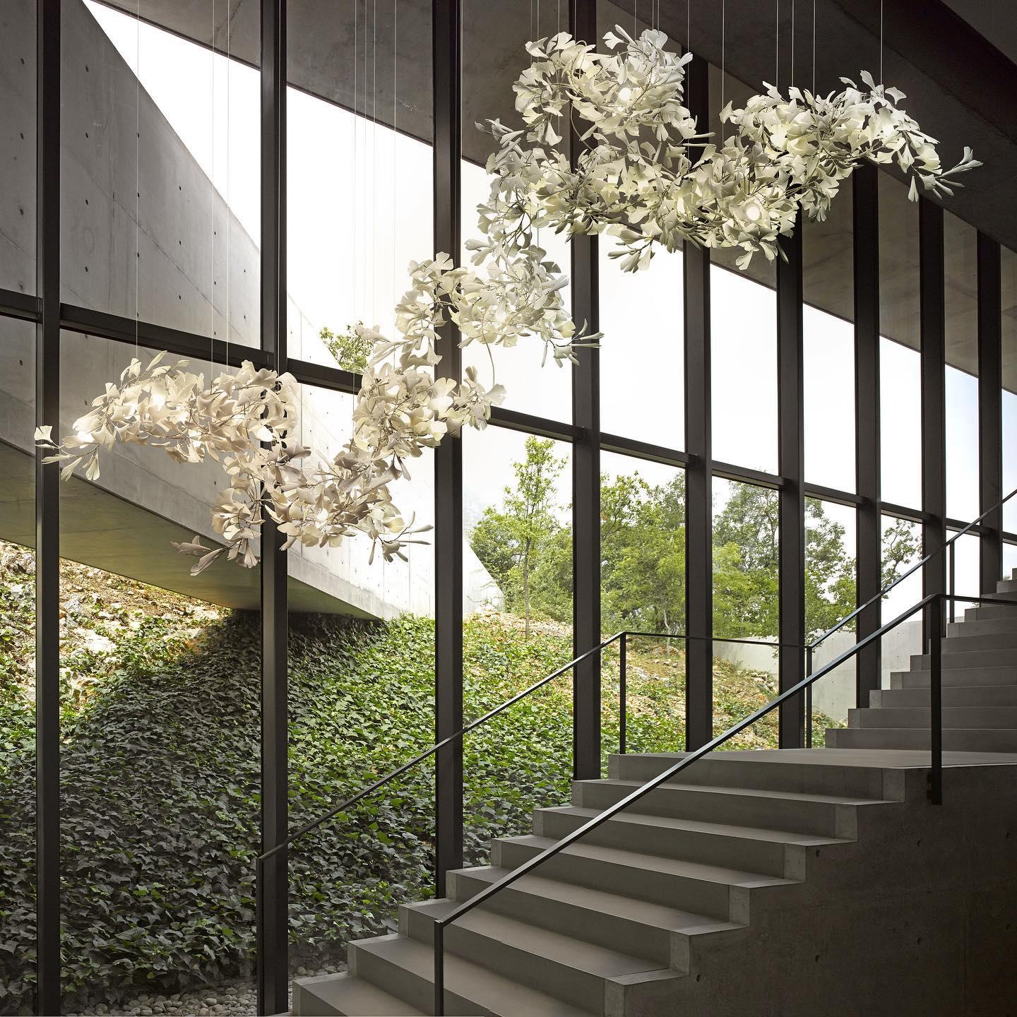 Gingko Chandelier A - Blowlighting
