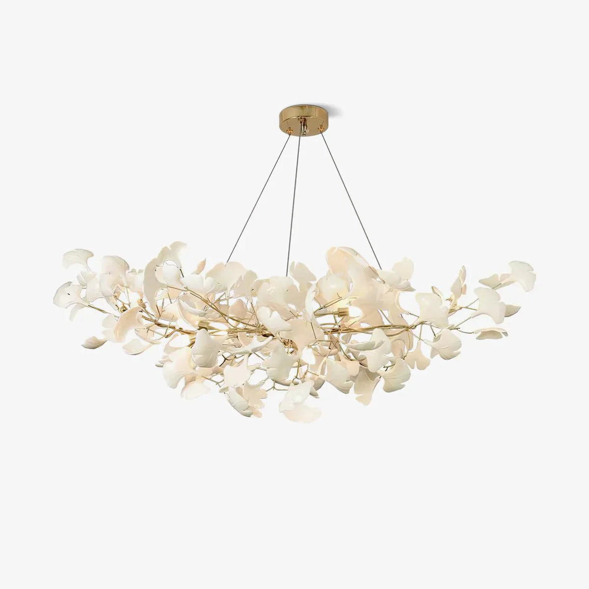Olivia Lampadario di Lusso in Ceramica con Forma a U