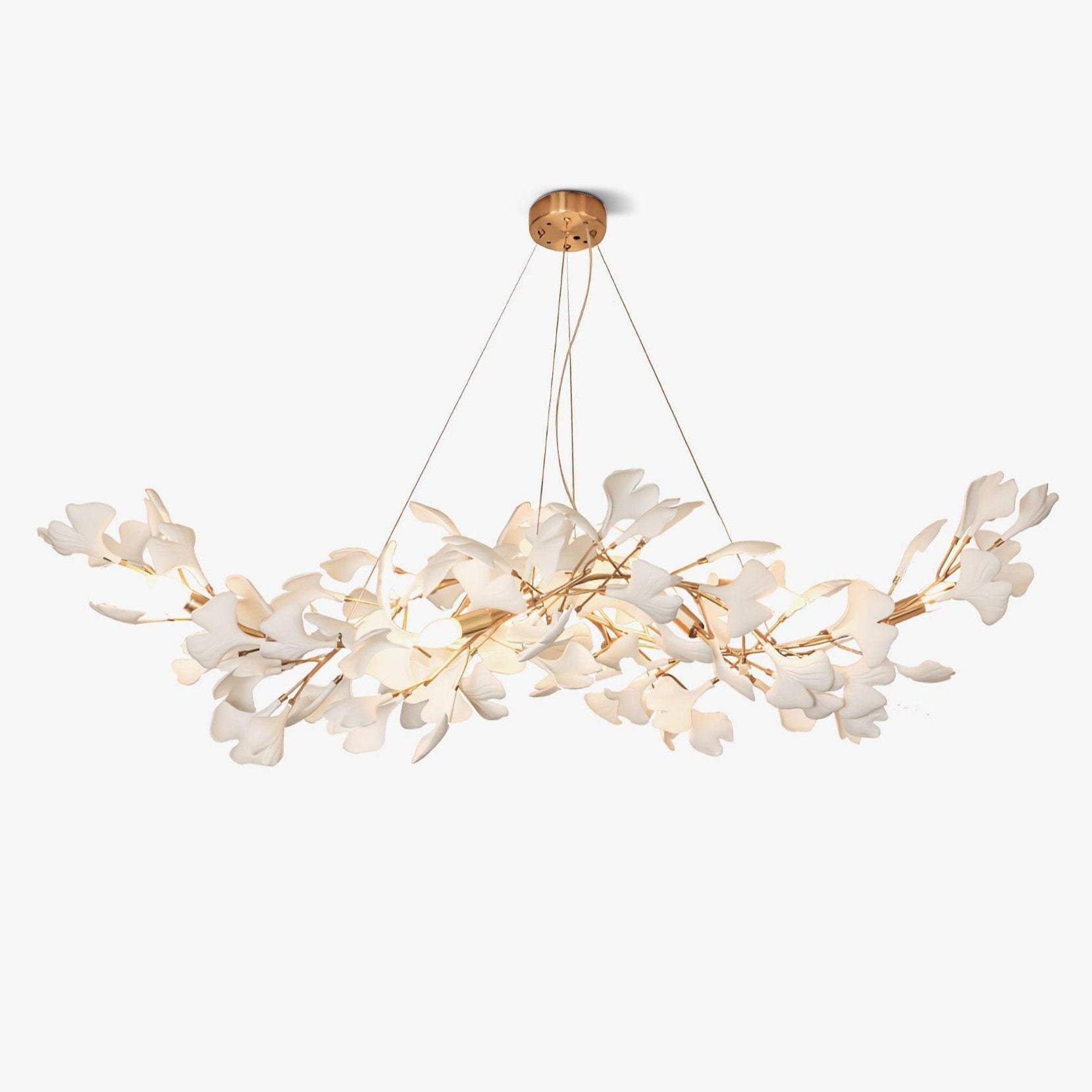 Vashayra Floral Capiz Shell Chandelier - Blowlighting