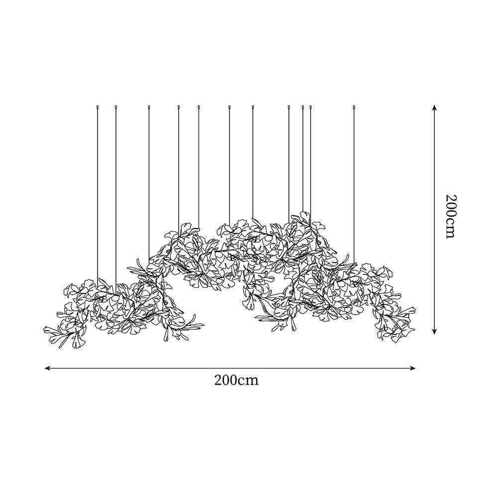 Elysia Floral Canopy Chandelier - Letslighting