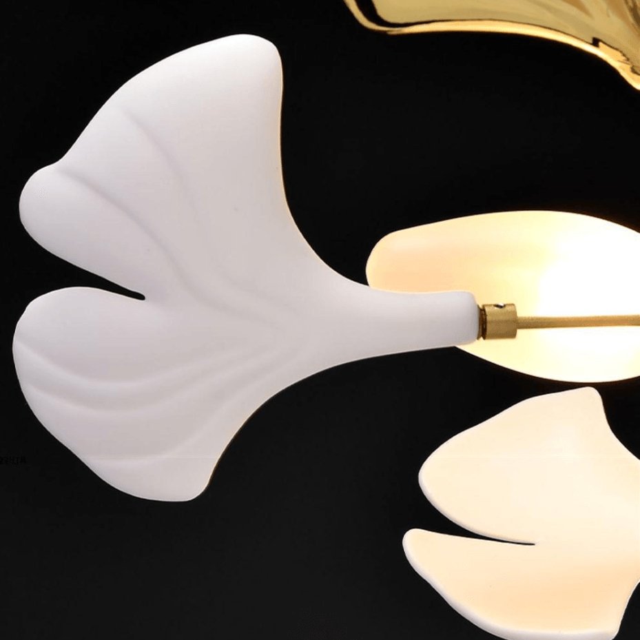 Alvenan Gingko Ceramic Combination Chandelier - Blowlighting