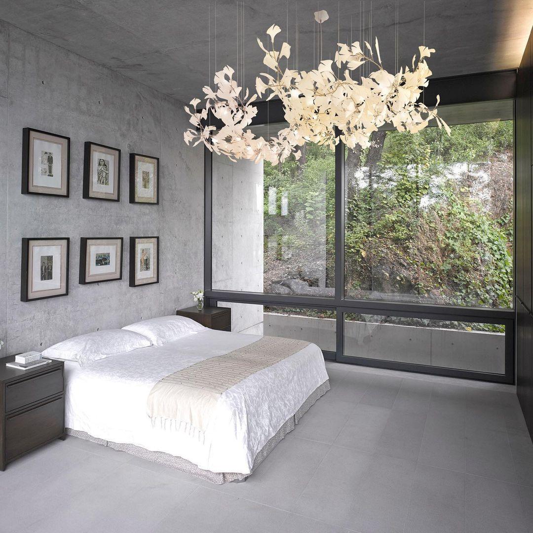 Chandelier Metal Frame Ceramic Gingko Leaf Shade White Gold Modern - Letslighting