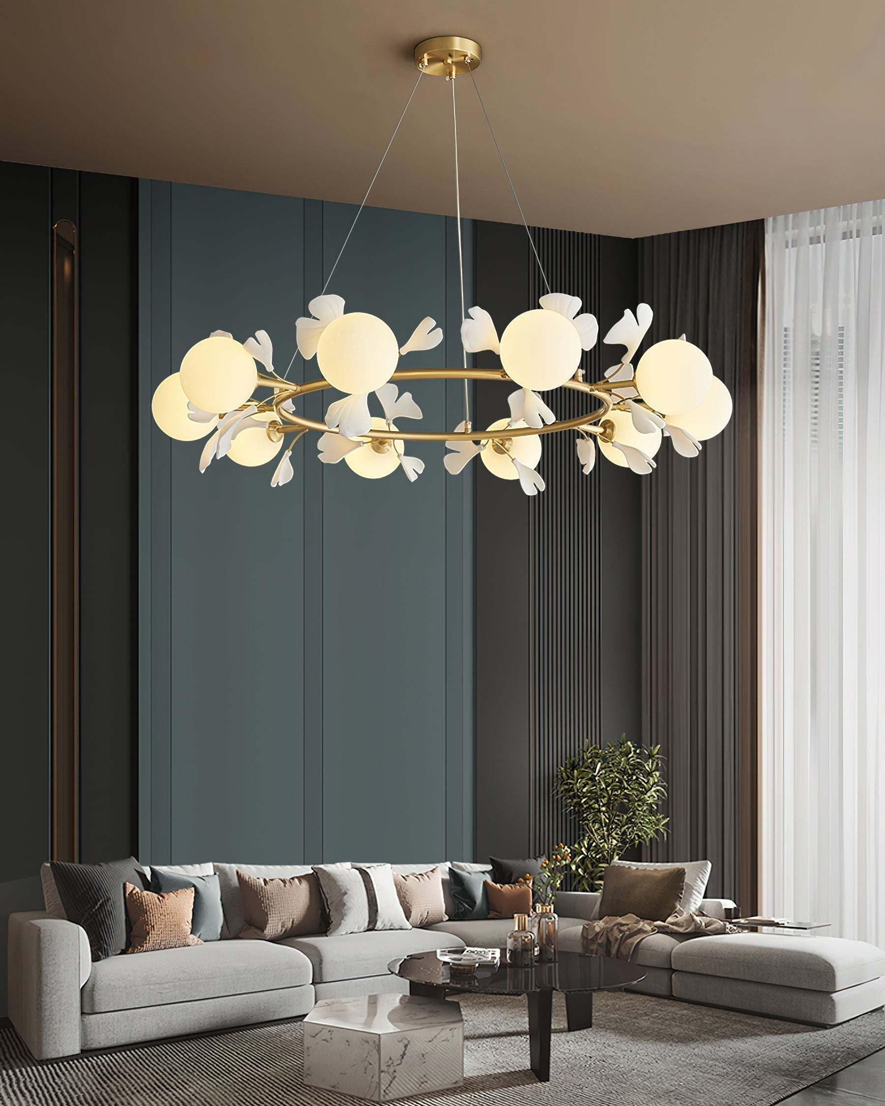 Fidova 8-Light Globe Chandelier - Letslighting