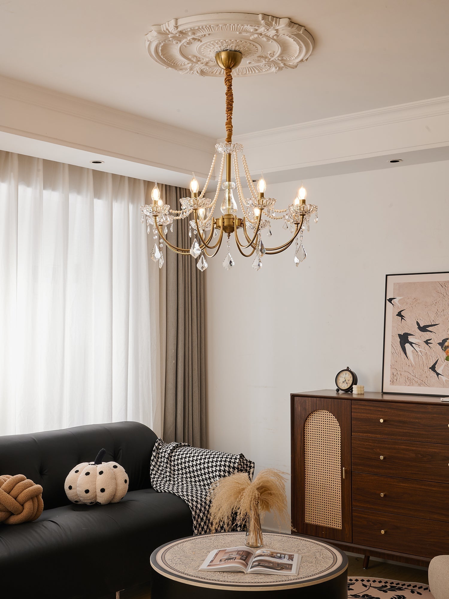 Glamour Pearl Chandelier - Blowlighting