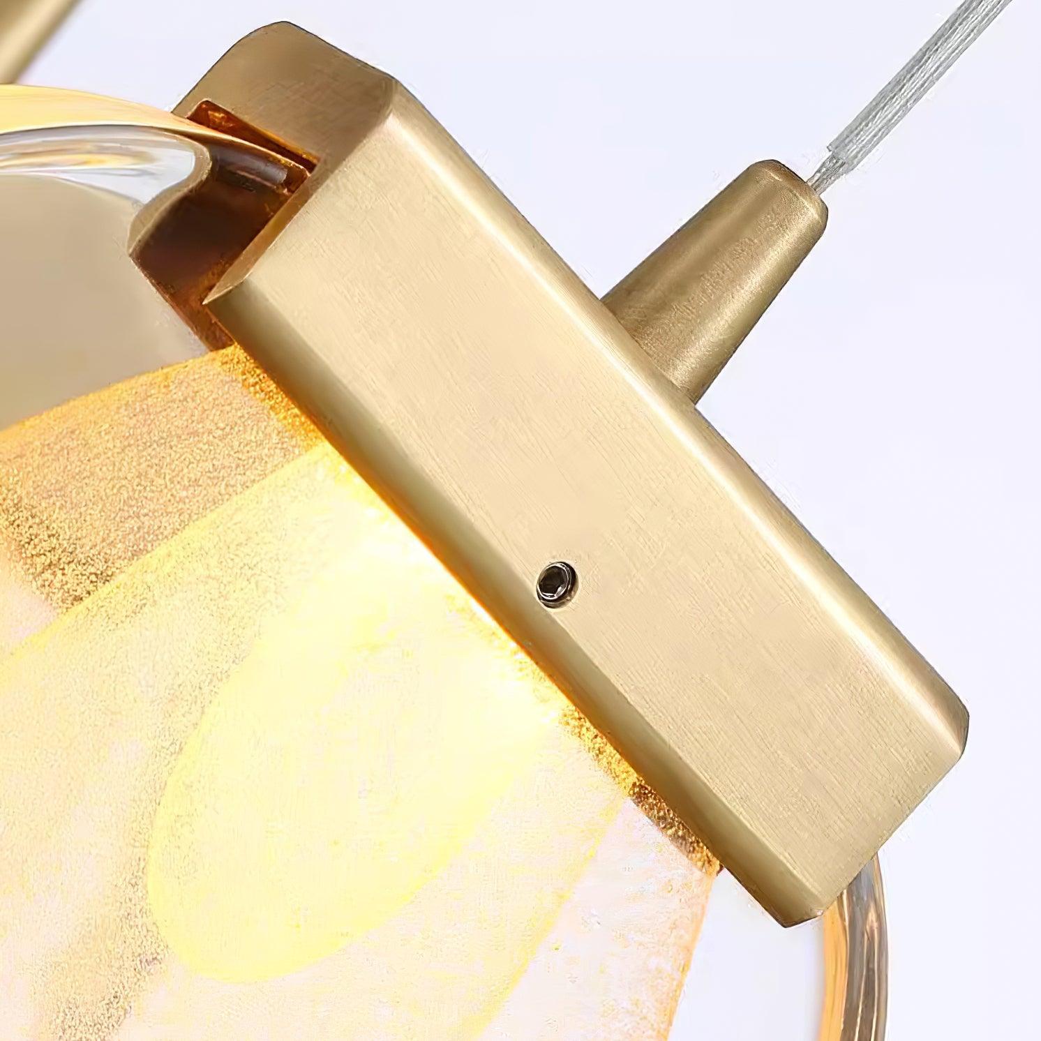 Avesia Minimalist Glass Pendant Light Staircase - Letslighting