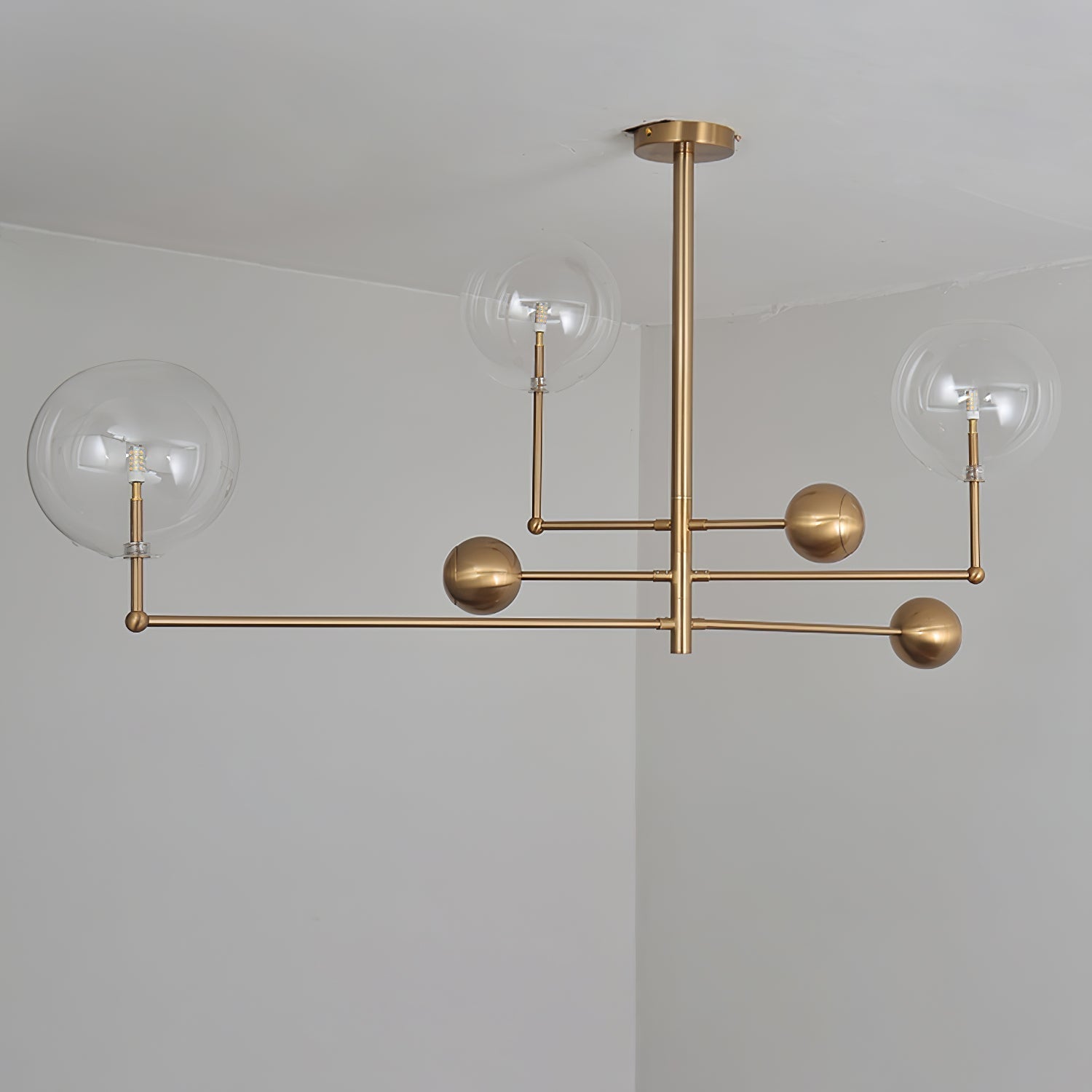 Orbit Contemporary Glass Chandelier - Blowlighting