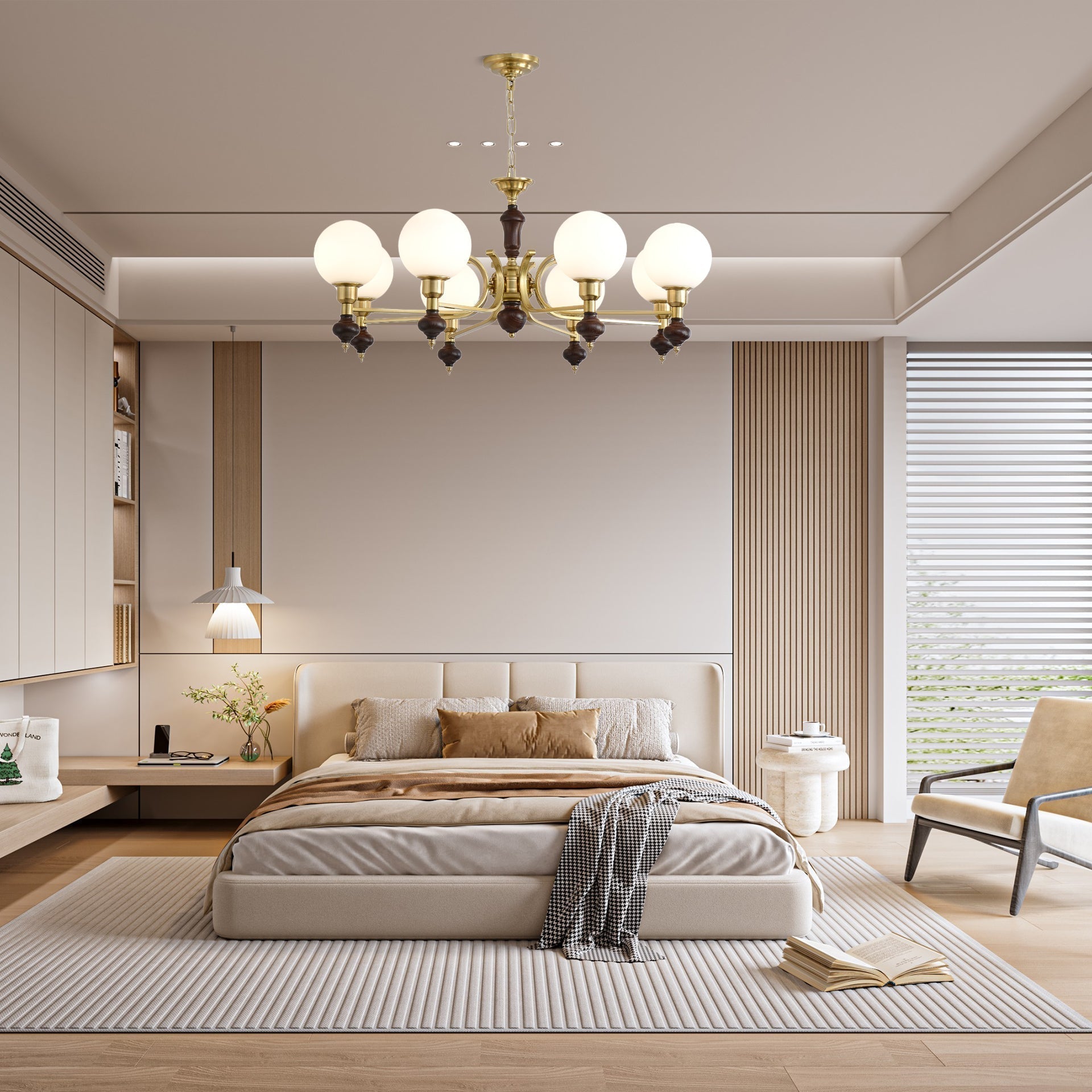 Globe Orb Chandelier - Blowlighting