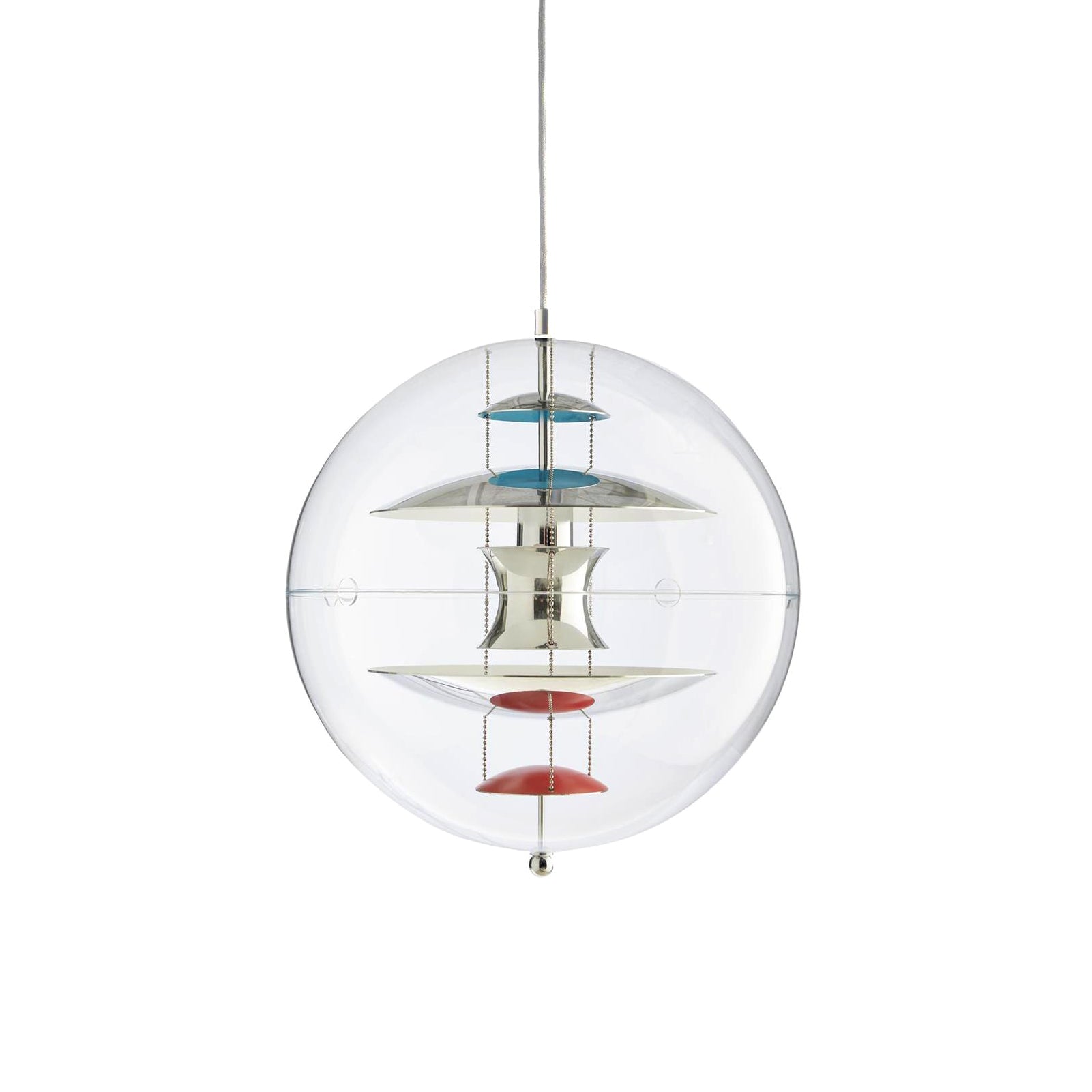 Orlaeen Individual Creativity Globe Metal Acrylic Pendant Lamp - Lamp Copper