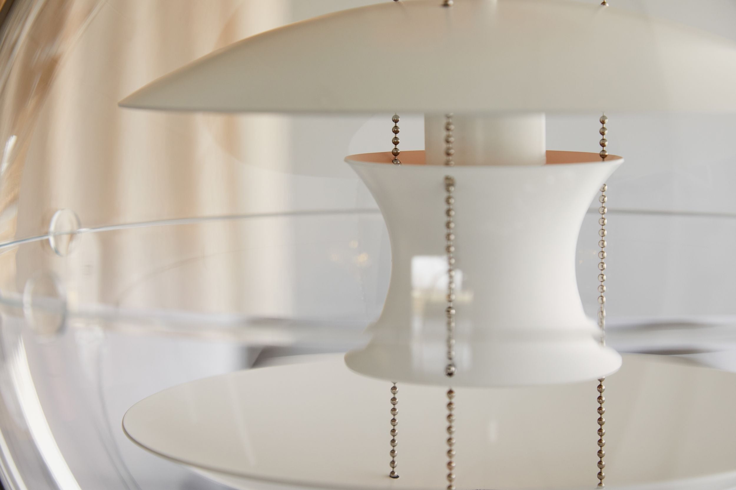 Orlaeen Individual Creativity Globe Metal Acrylic Pendant Lamp - Lamp Copper