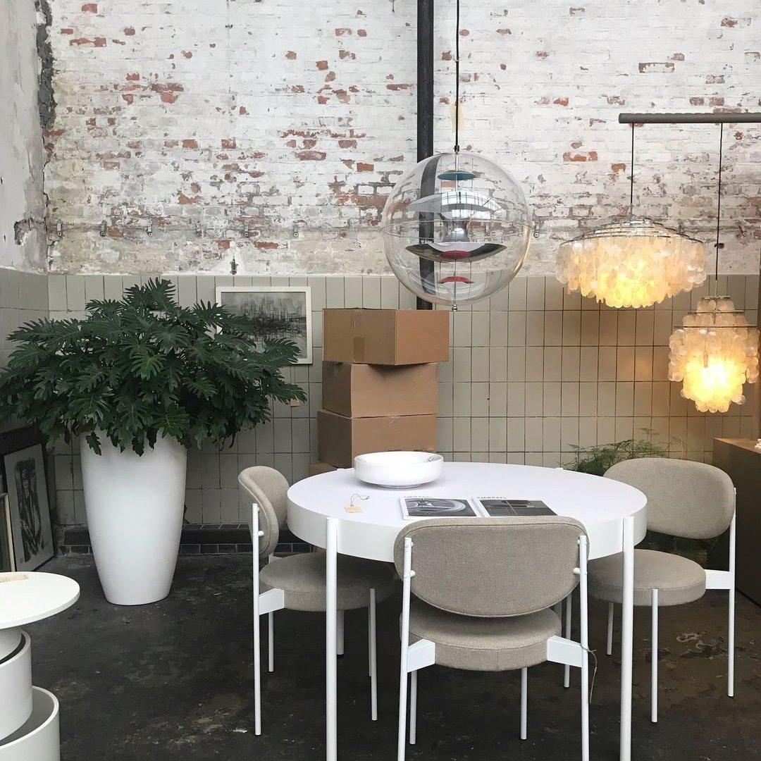 Orlaeen Individual Creativity Globe Metal Acrylic Pendant Lamp - Lamp Copper