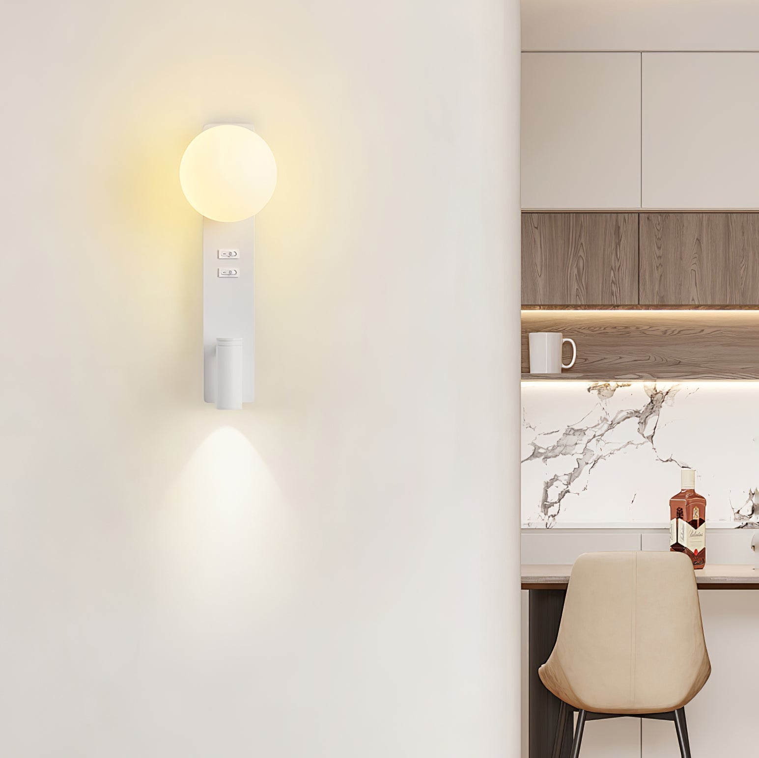 Glos Slim wall lamp - Blowlighting