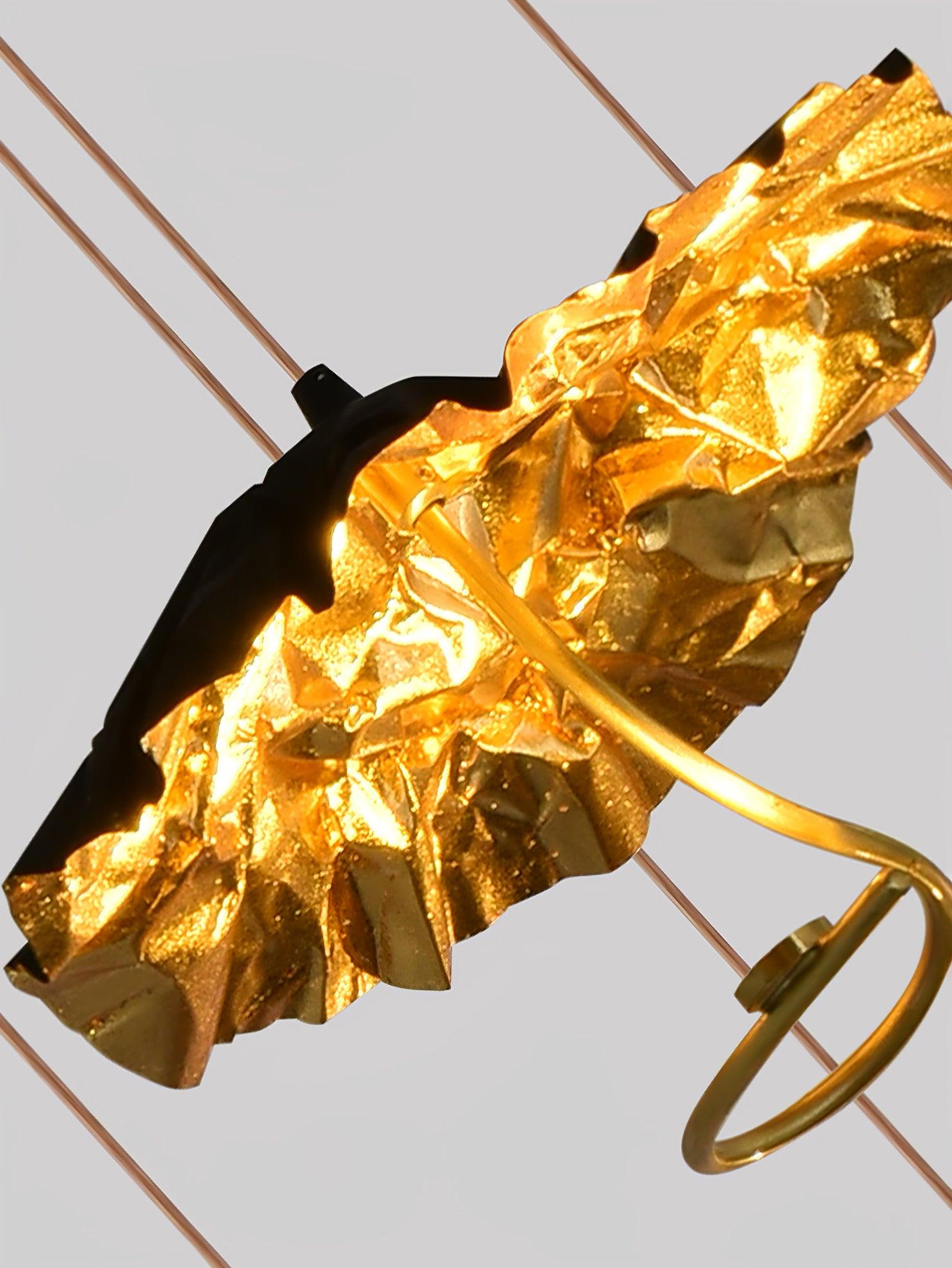 Aureate Cloud Brass Cluster Chandelier - Blowlighting