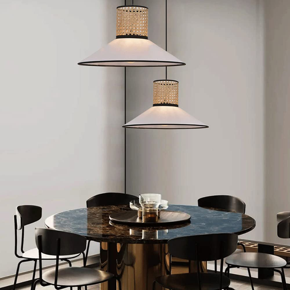 Ritta Moderno Classico LED Lampada a Sospensione Rattan Soggiorno/Camera da Letto/Sala da Pranzo