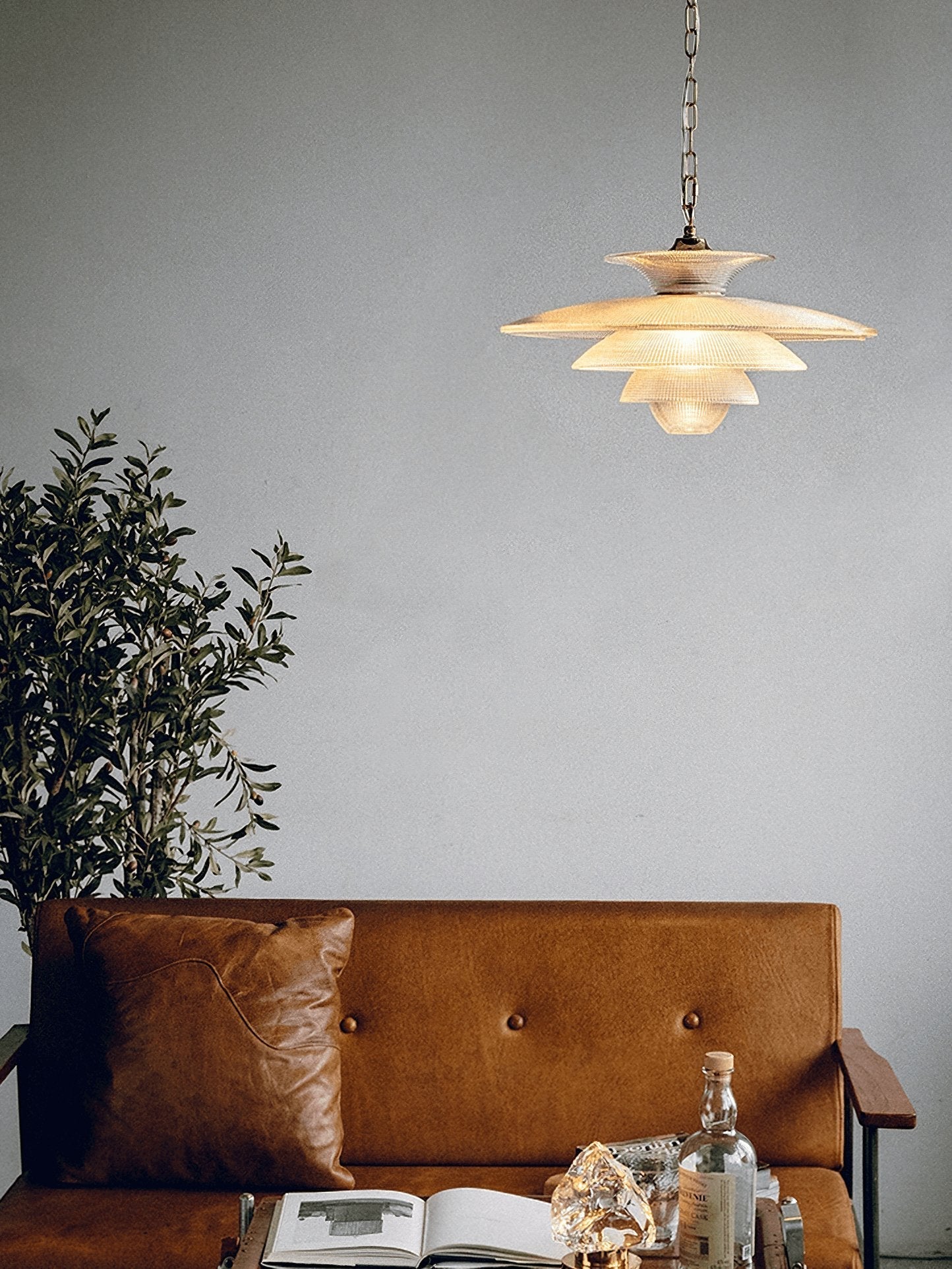 Grid Glass Pendant Light - Blowlighting