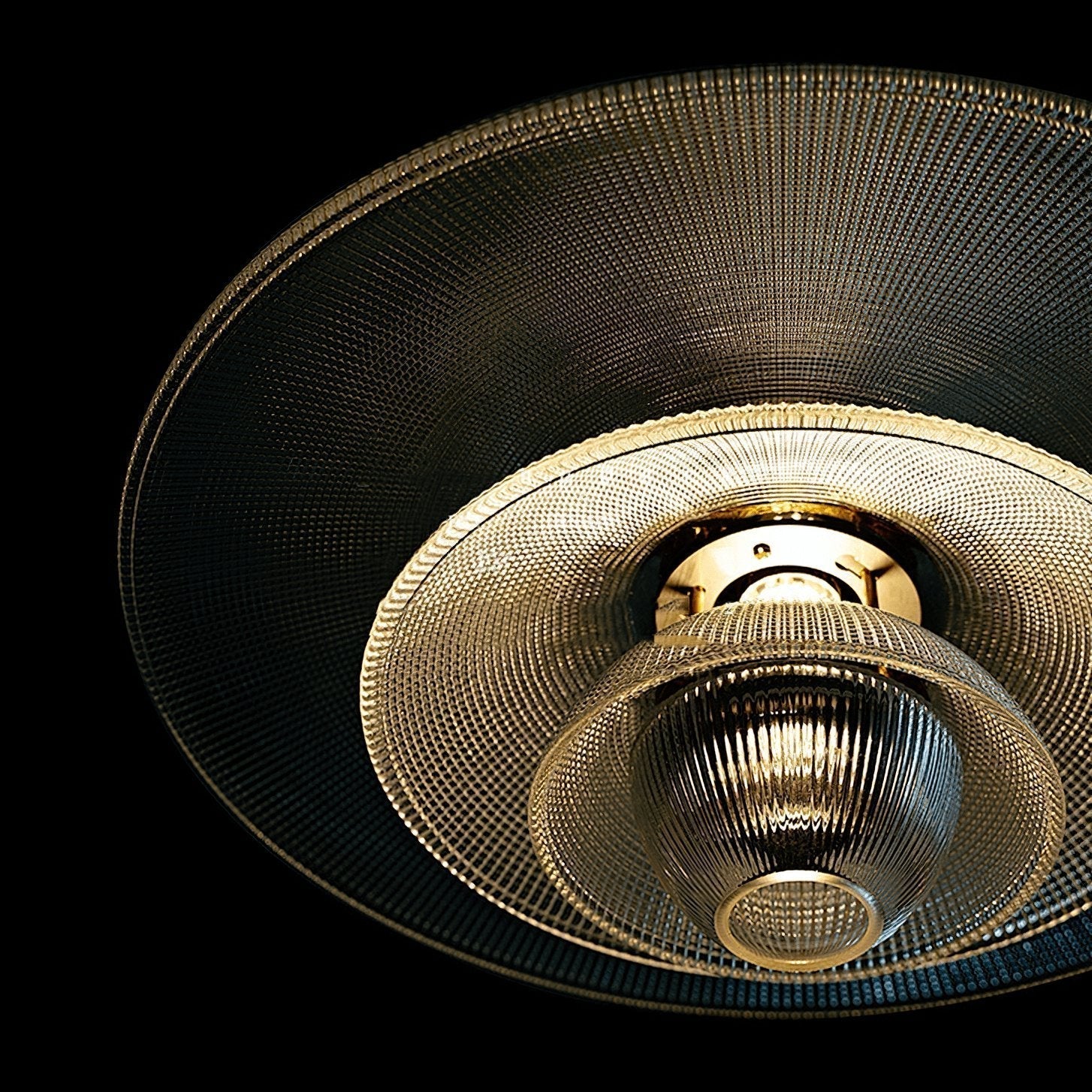 Grid Glass Pendant Light - Blowlighting