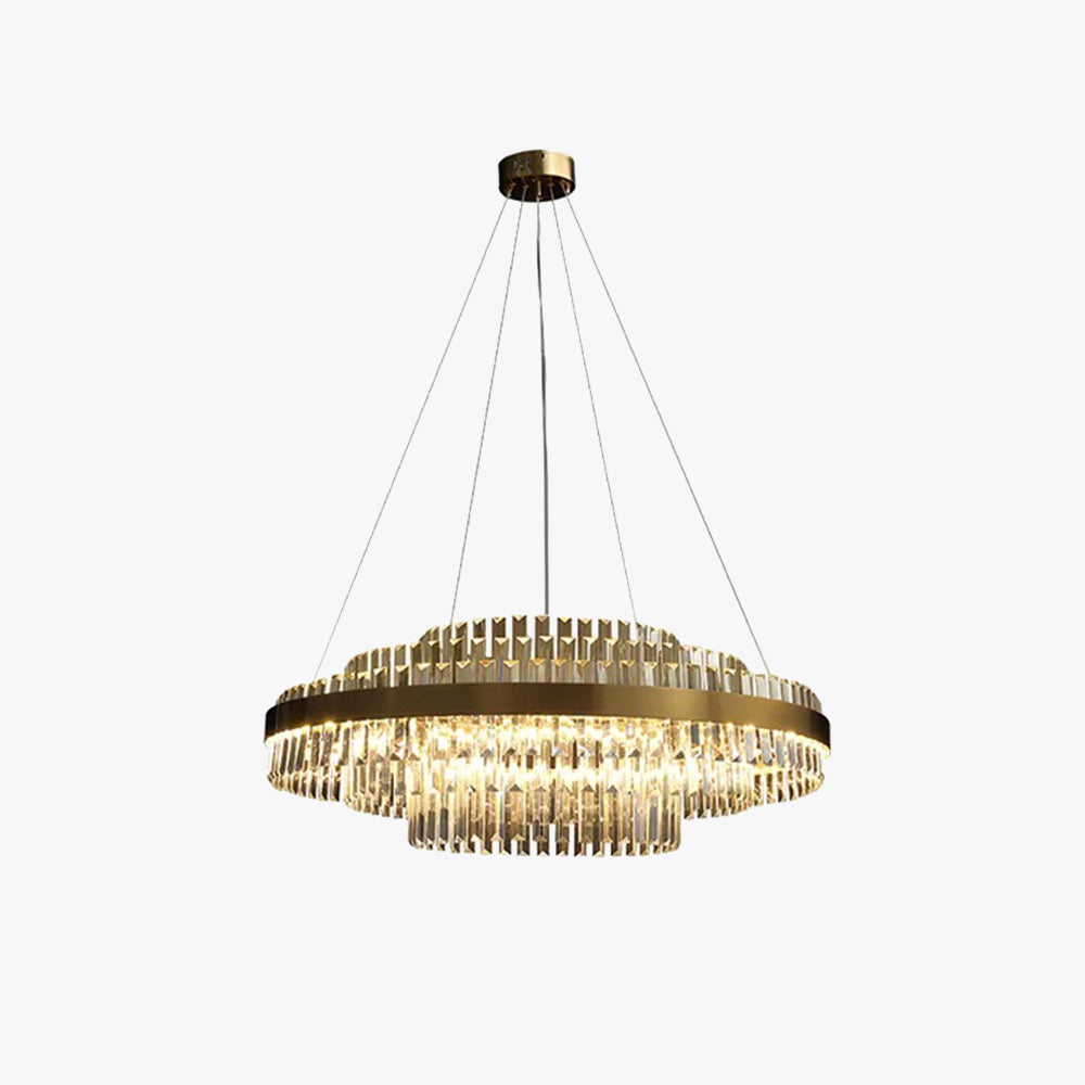 Kristy Moderno Cristalli Graduati Pendaglio Lampadari Ottone