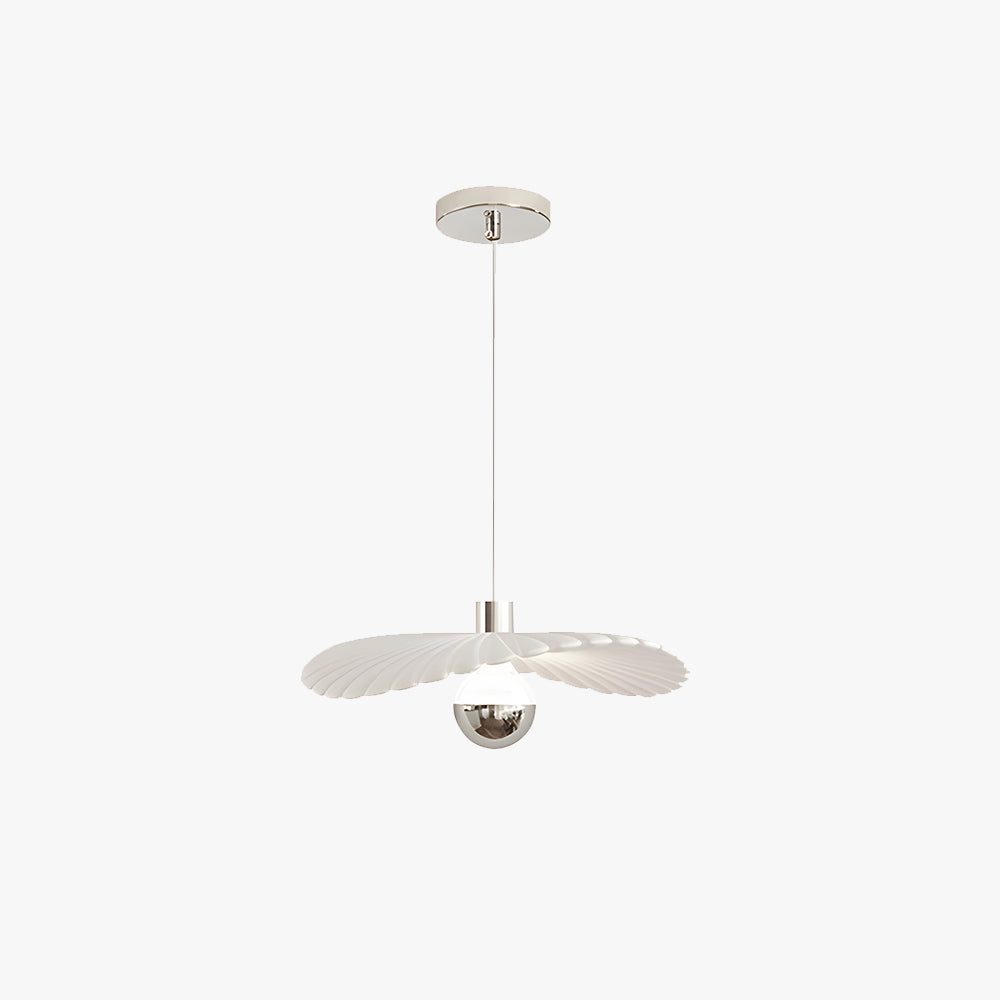 Arisha Nordic Foglia Lampade a Sospensione Bianco Metallo Resina
