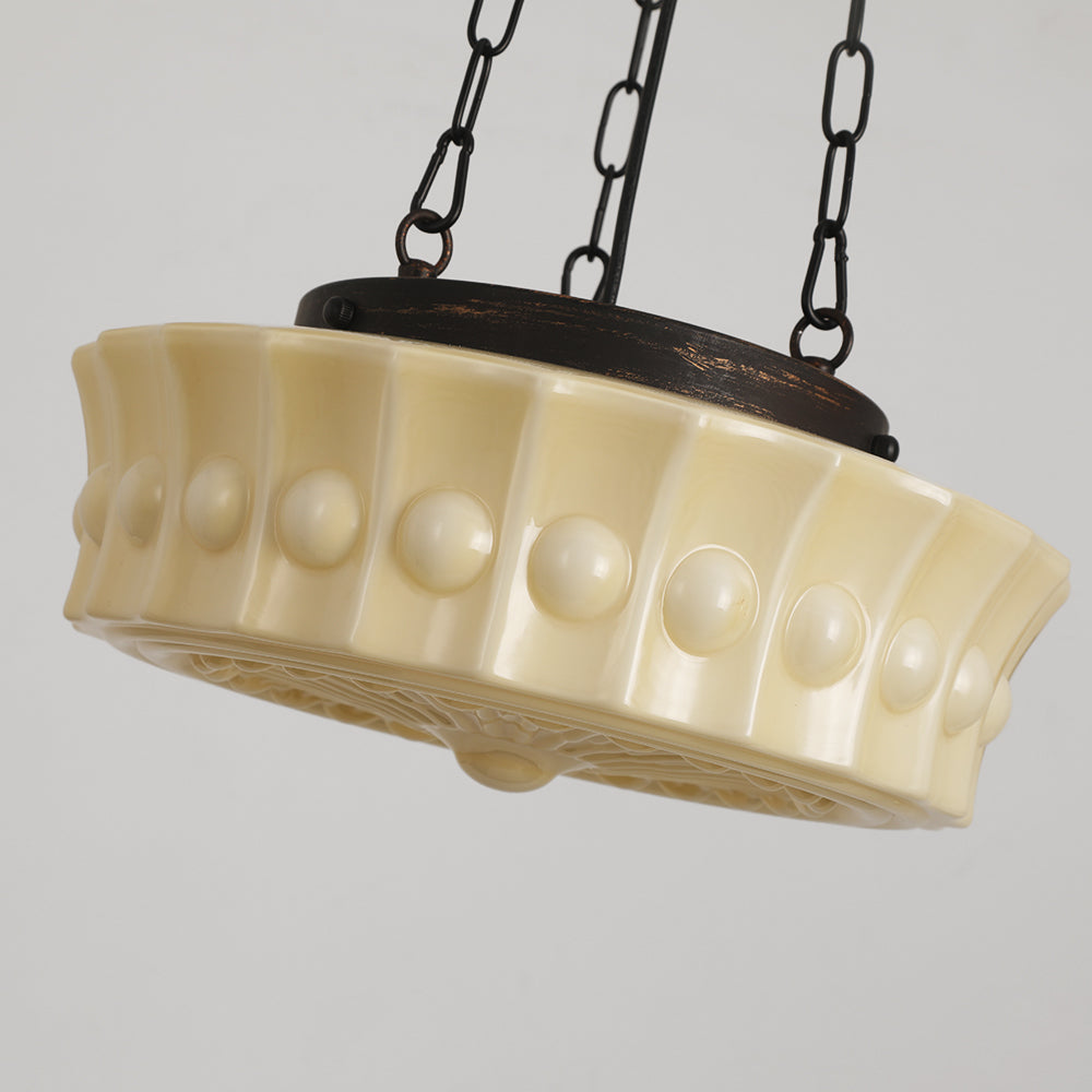 Valentina Annata Francese Cupola Lampade a Sospensione