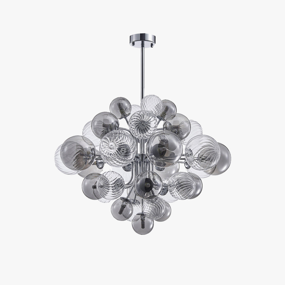 Valentina Moderno Gruppo Bolla Lampadari Vetro Metallo Camera de Letto