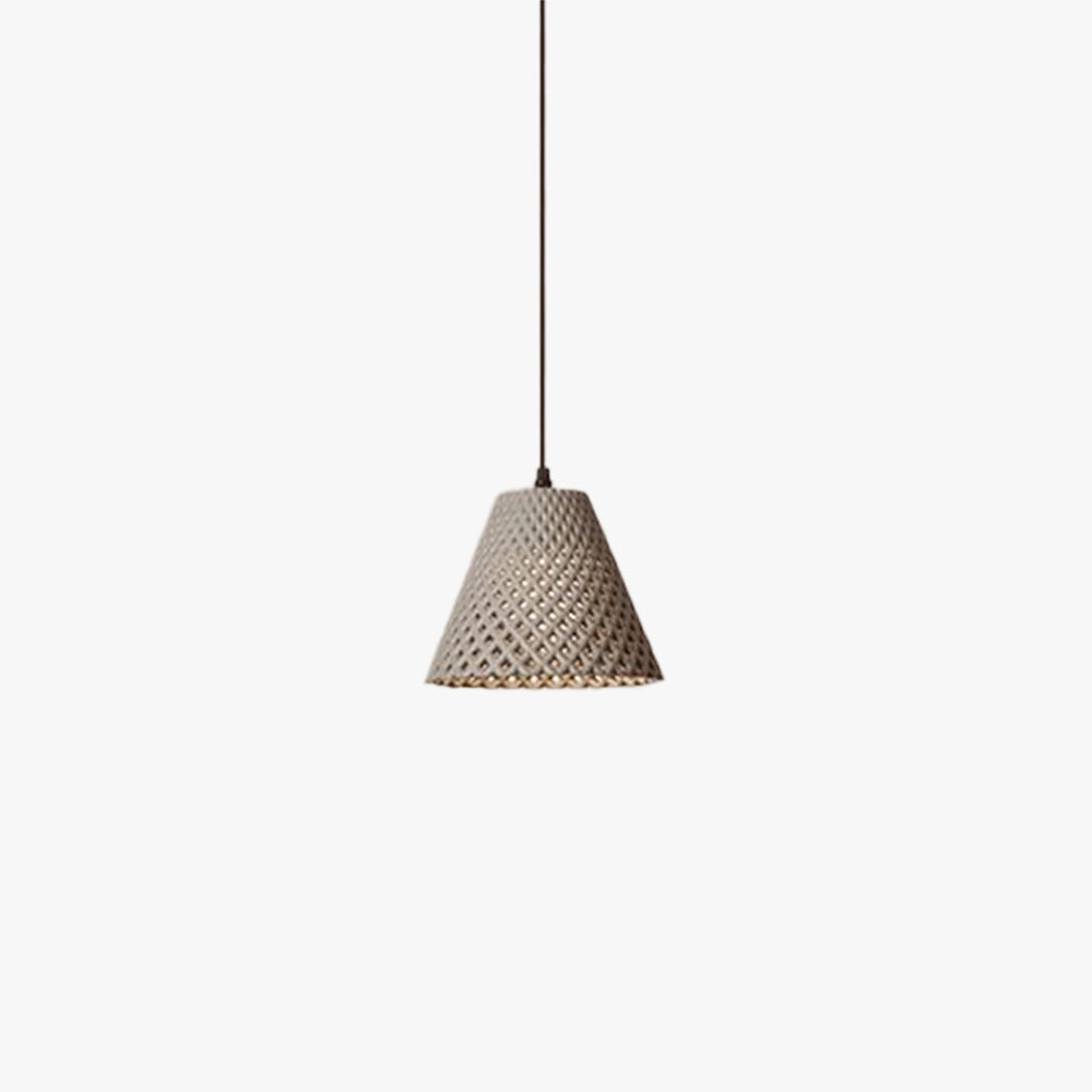Ritta Cone LED Lanpade a Sospensione Nero Bianco Grigio Resina Sala da Pranzo