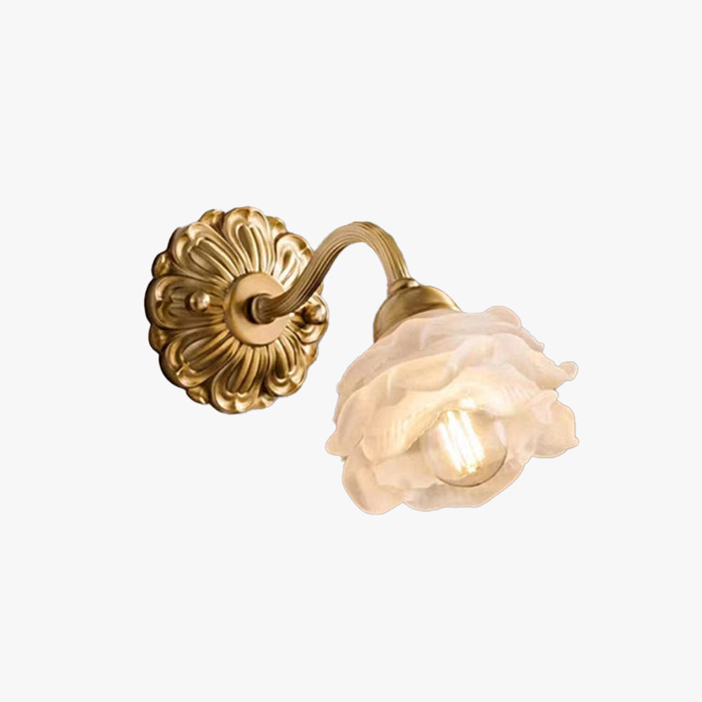 Arisha Vintage Metallo Vetro Applique Camera da Letto Soggiorno