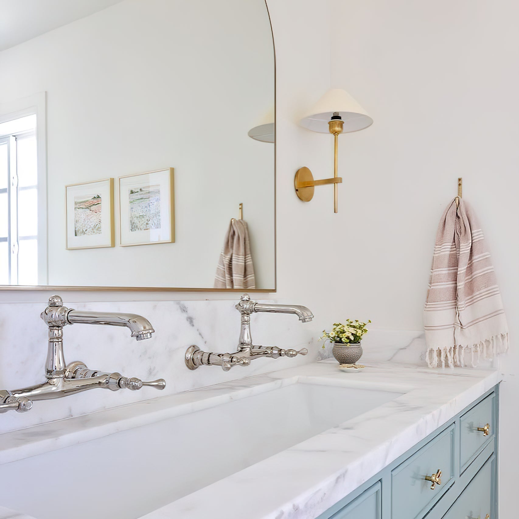 Zosilara Vintage Industrial Brass Fabric Sconce Wall Lamp - Lamp Copper