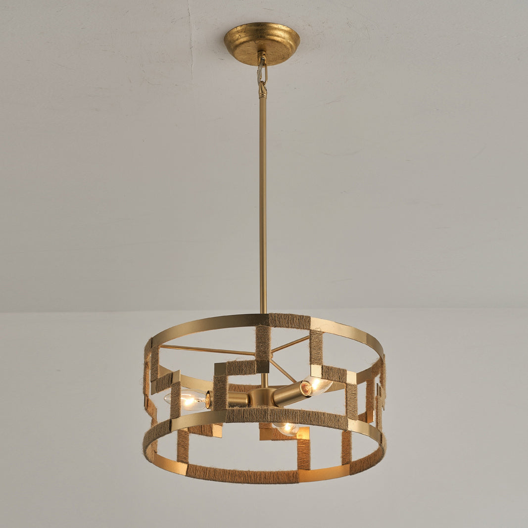 Syraeeth Individual Creativity Gold Metal Pendant Lamp - Lamp Copper