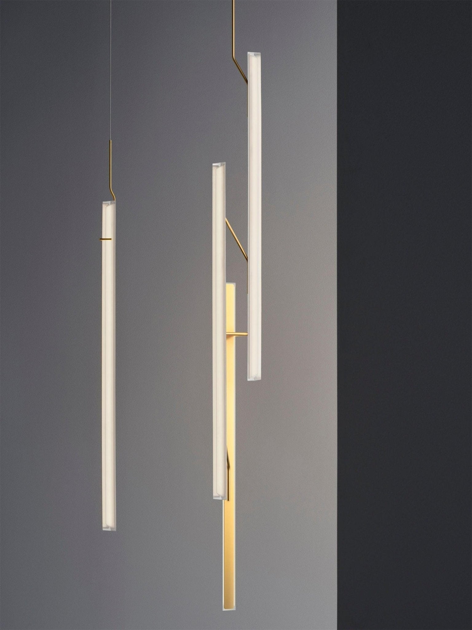 Halo Jewel Straight Pendant Light - Blowlighting